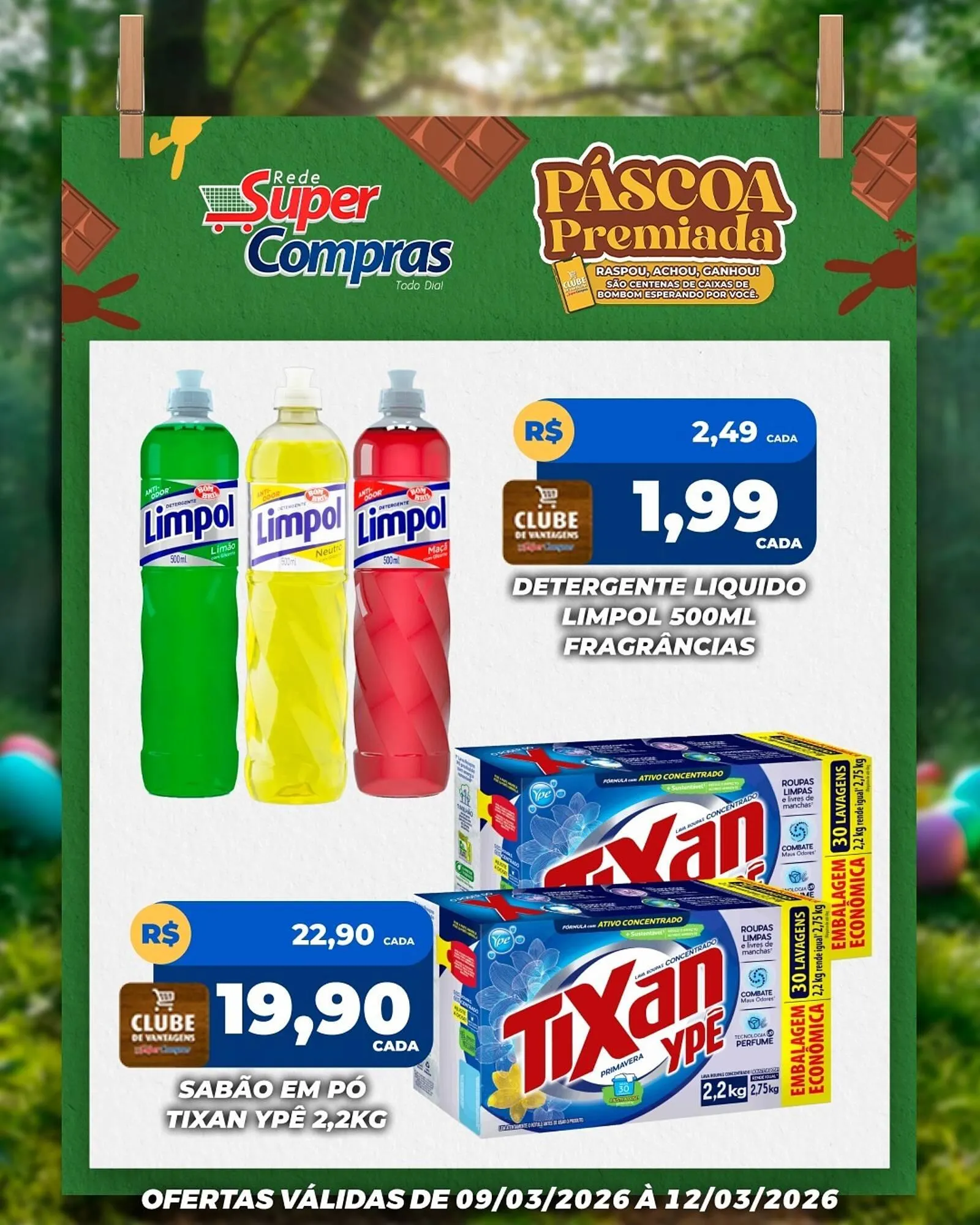 Encarte de Encarte Rede Super Compras 9 de março até 12 de março 2026 - Pagina 1