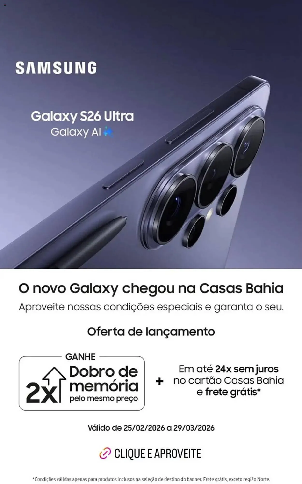 Encarte de Catálogo Casas Bahia 20 de março até 26 de março 2026 - Pagina 5