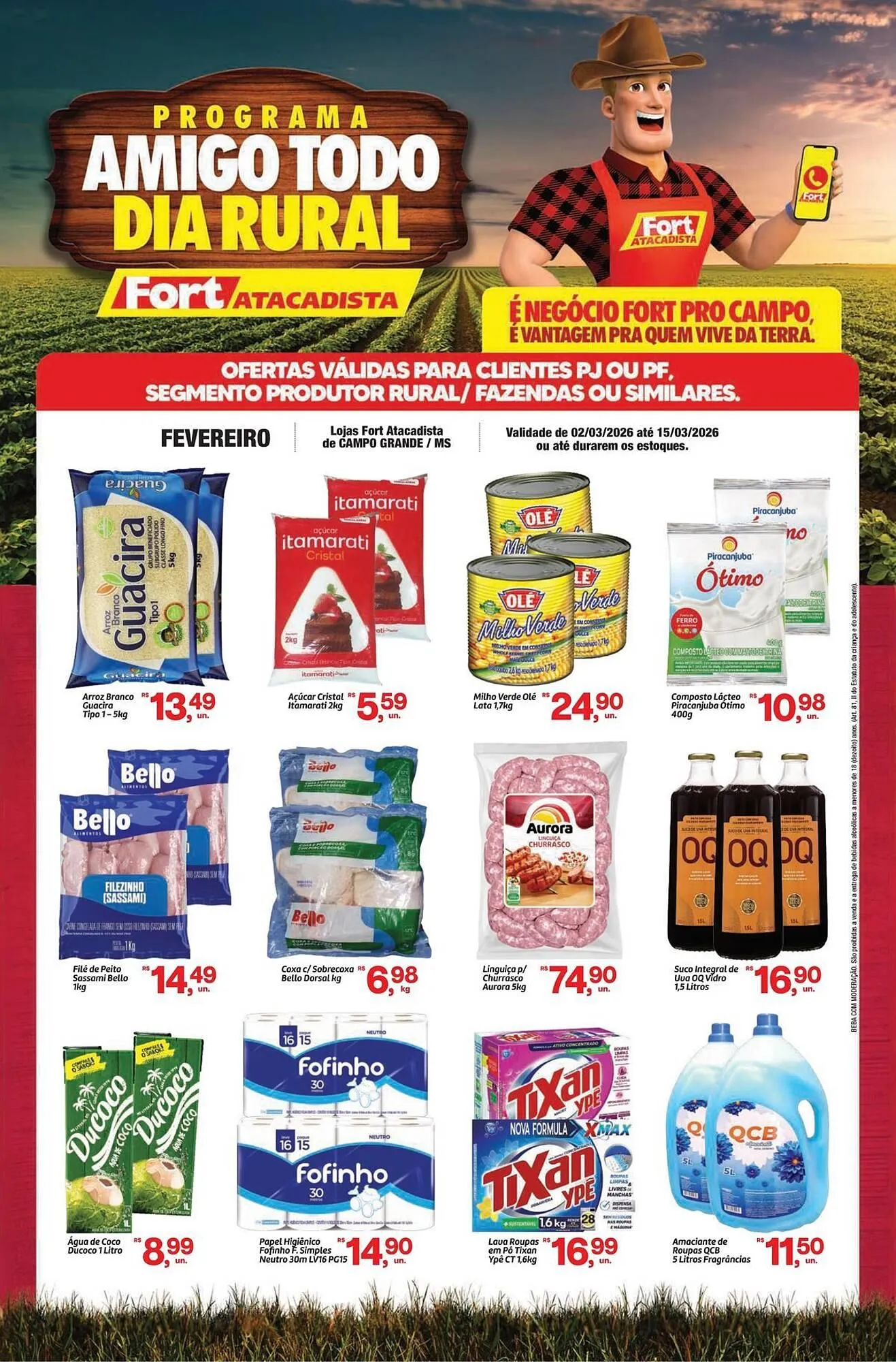 Encarte de Tabloide Fort Atacadista 2 de março até 15 de março 2026 - Pagina 1