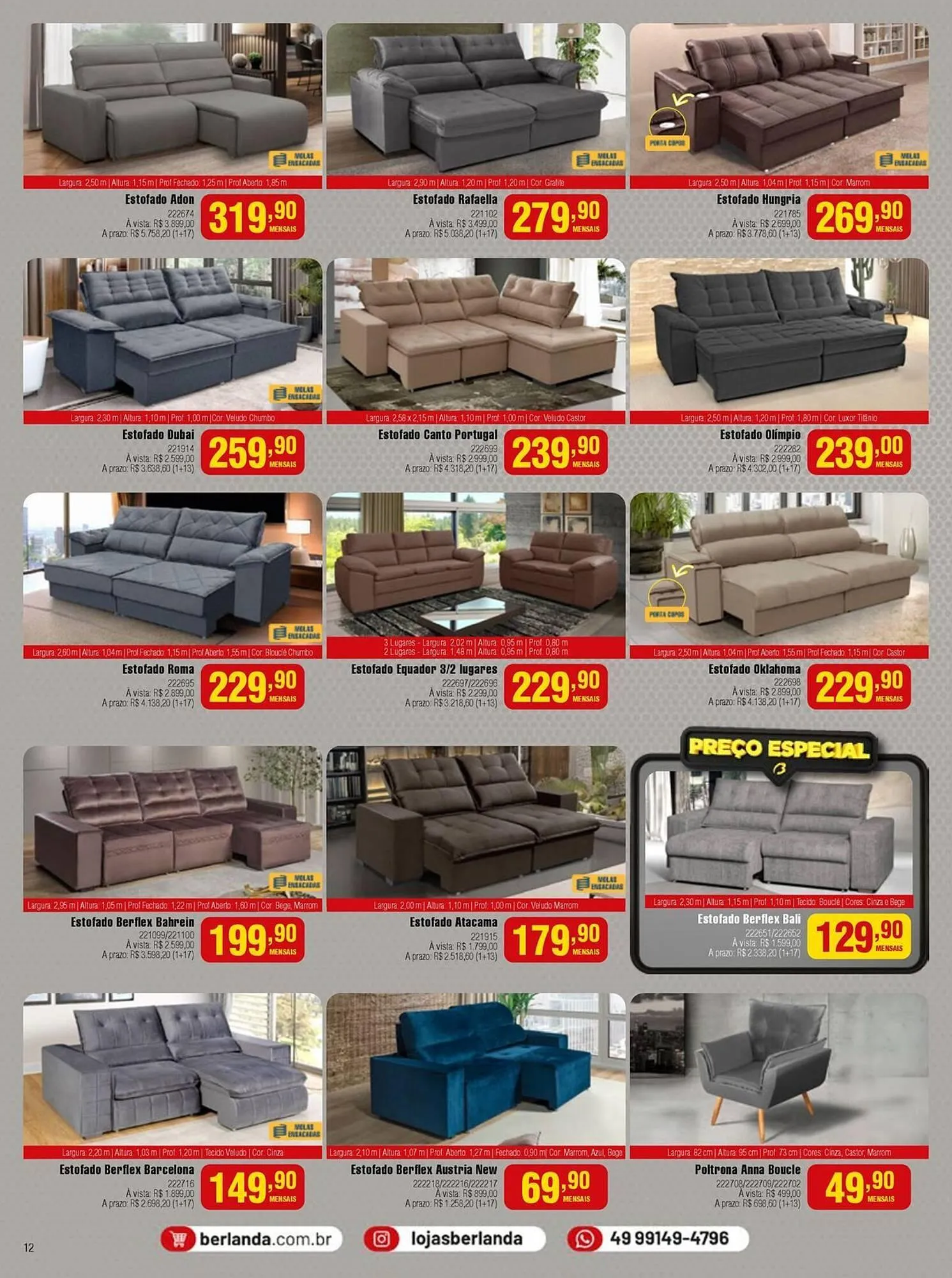 Encarte de Catálogo Berlanda 14 de novembro até 30 de novembro 2025 - Pagina 12