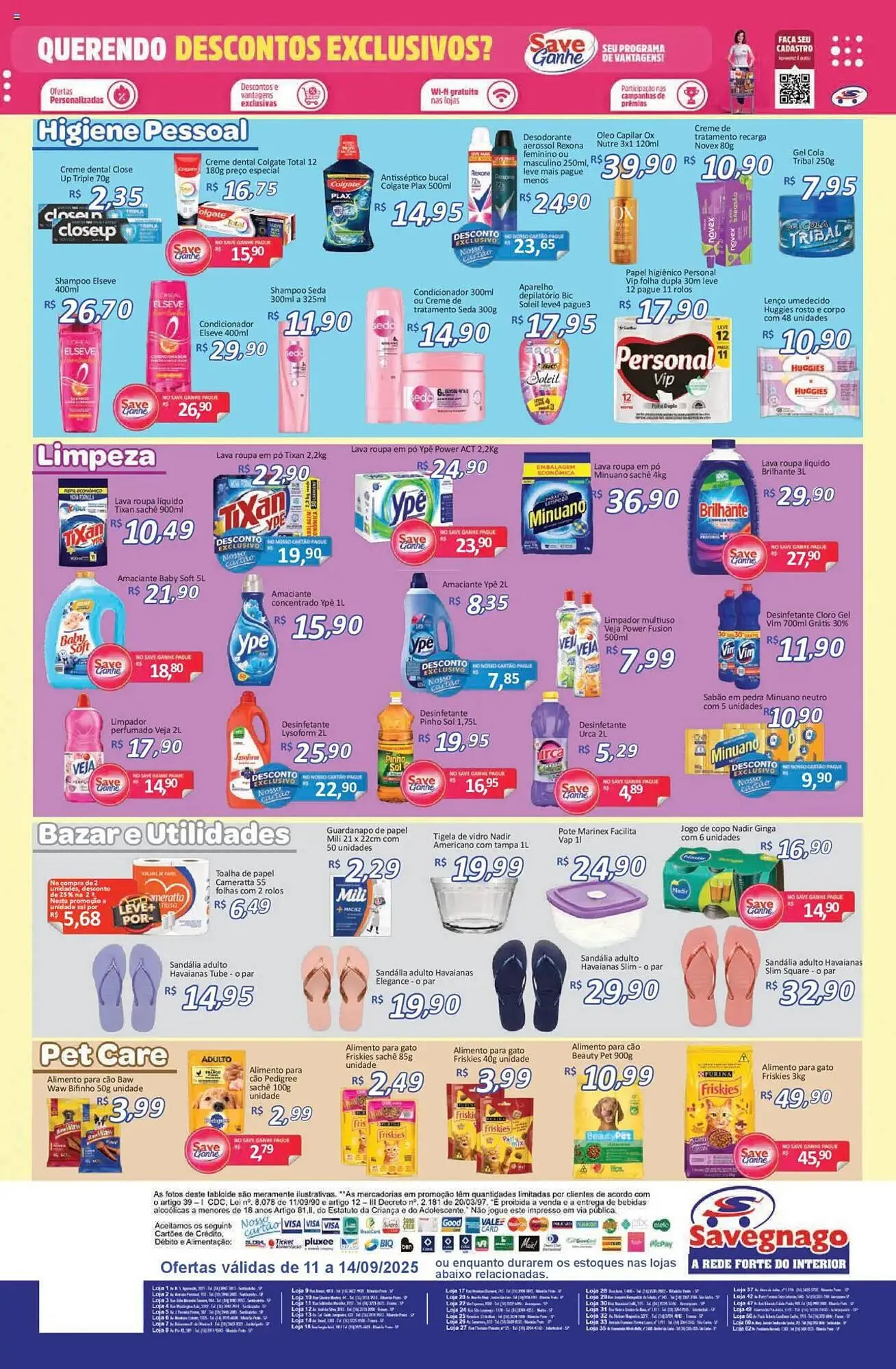 Encarte de Catálogo Supermercados Savegnago 11 de setembro até 14 de setembro 2025 - Pagina 4