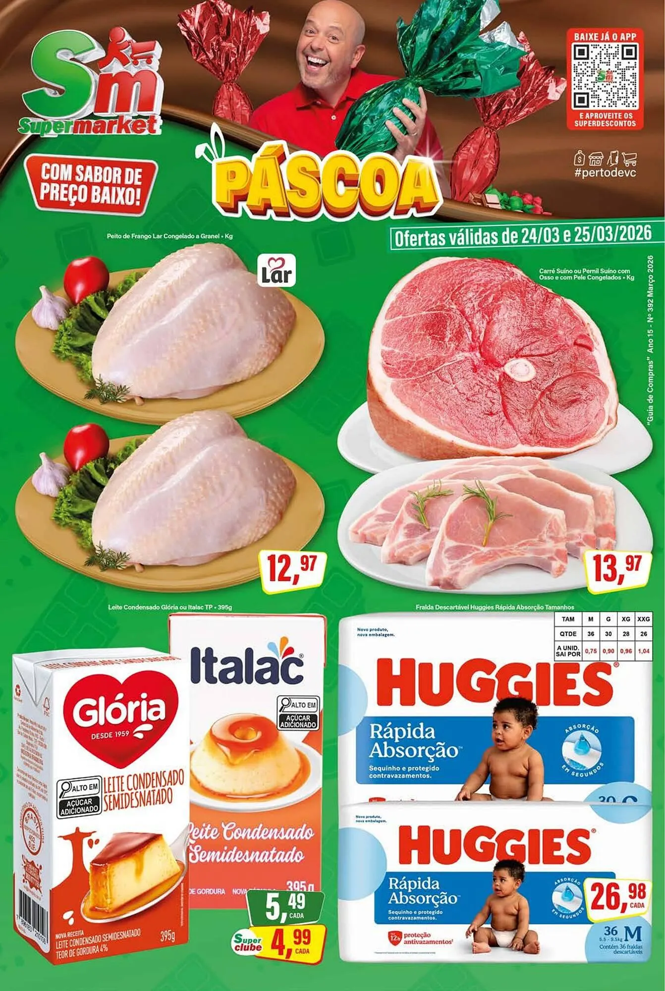 Encarte de Encarte Rede Supermarket 24 de março até 25 de março 2026 - Pagina 1