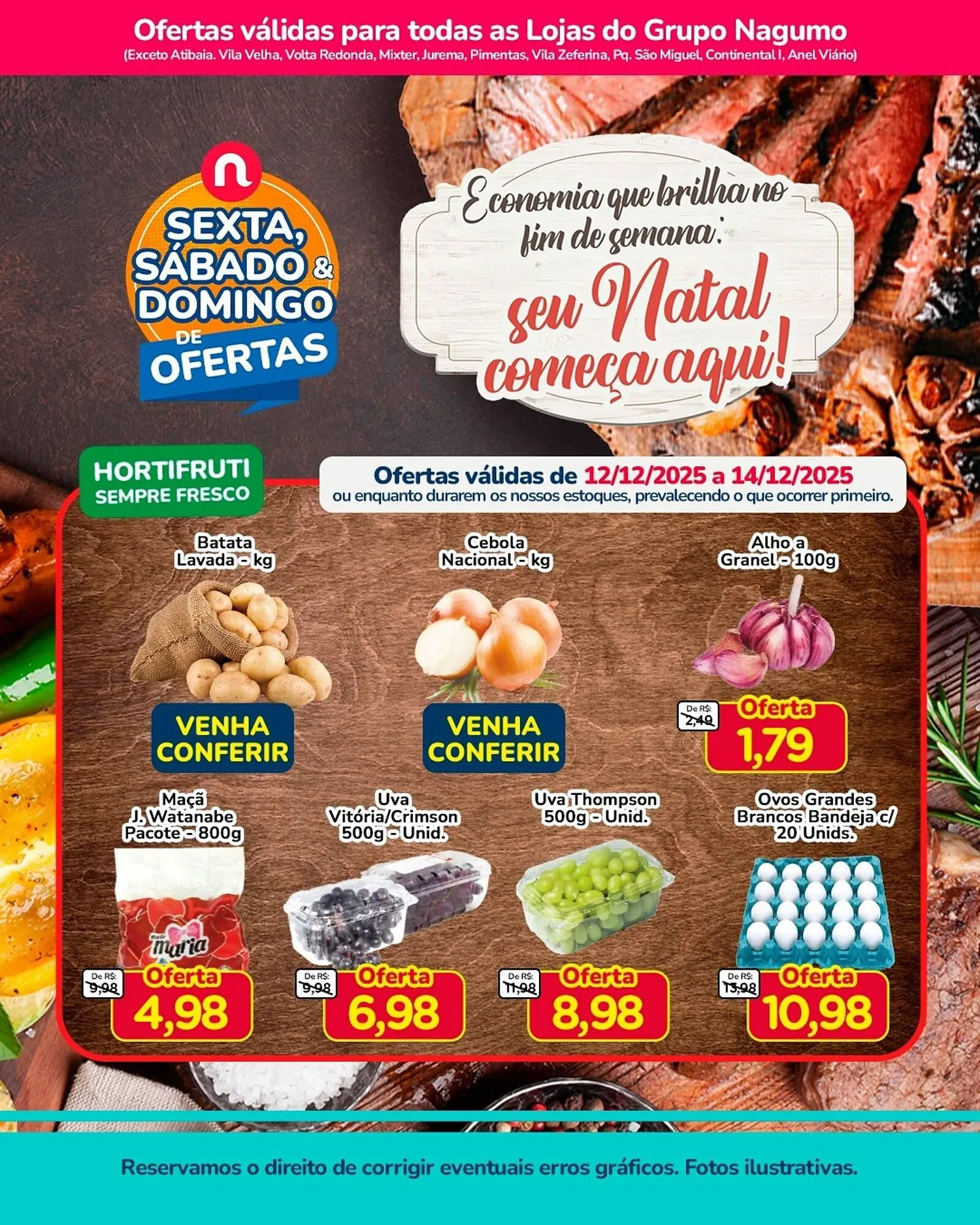 Encarte de Folheto Nagumo 12 de dezembro até 14 de dezembro 2025 - Pagina 1