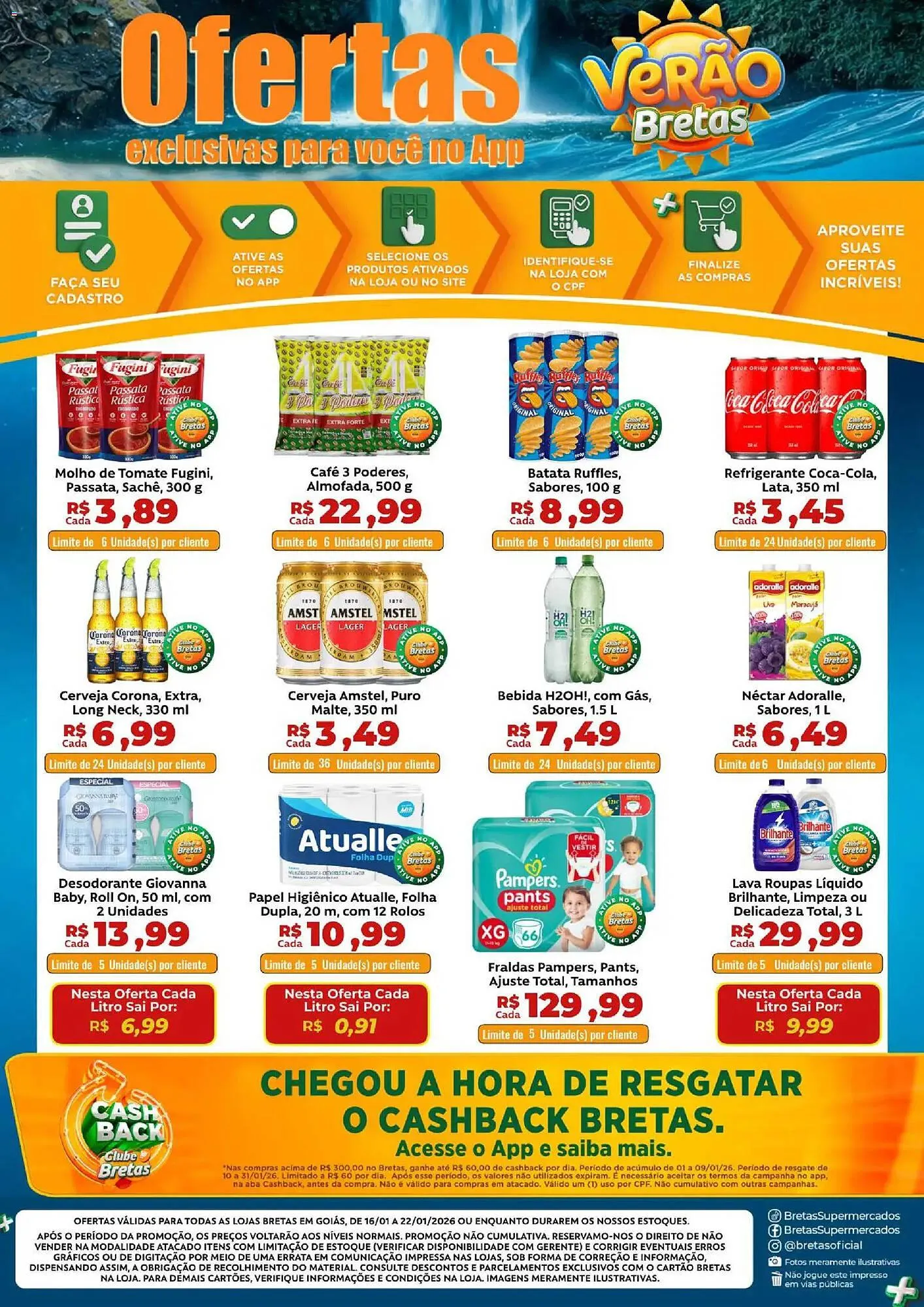 Encarte de Catálogo Supermercados Bretas 16 de janeiro até 22 de janeiro 2026 - Pagina 2
