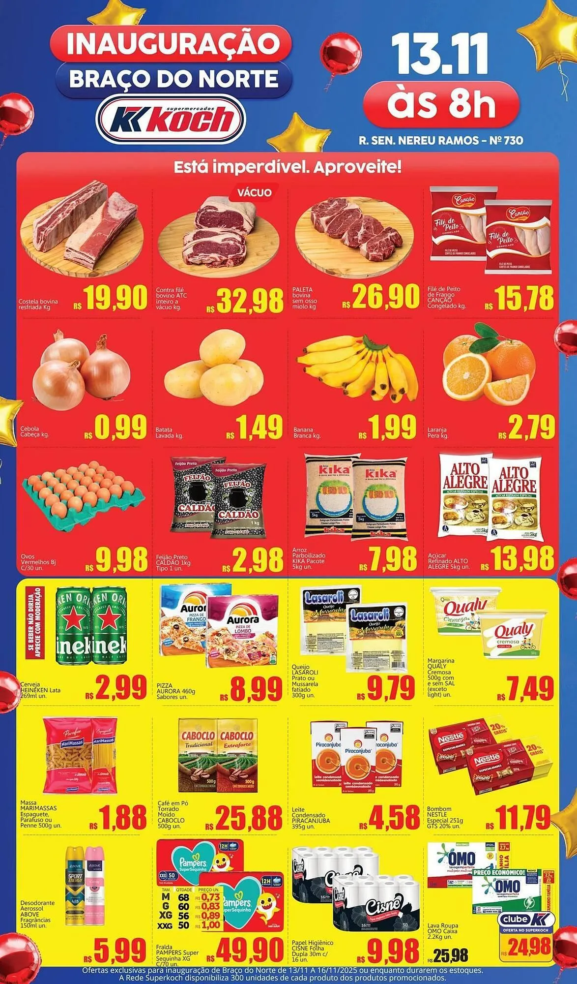 Encarte de Catálogo Supermercados Koch 13 de novembro até 16 de novembro 2025 - Pagina 1