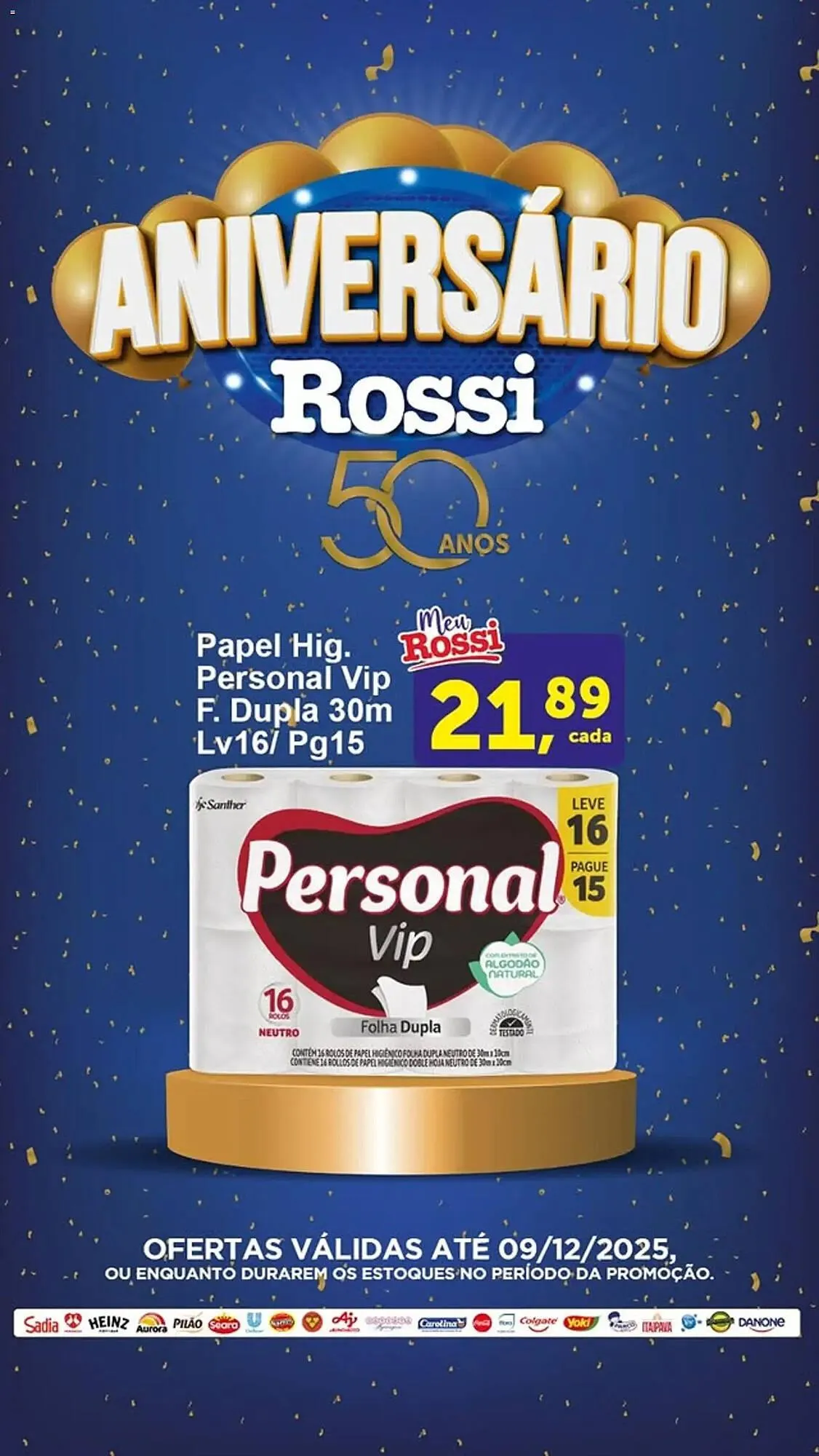 Encarte de Folheto Rossi Supermercado 7 de dezembro até 9 de dezembro 2025 - Pagina 2