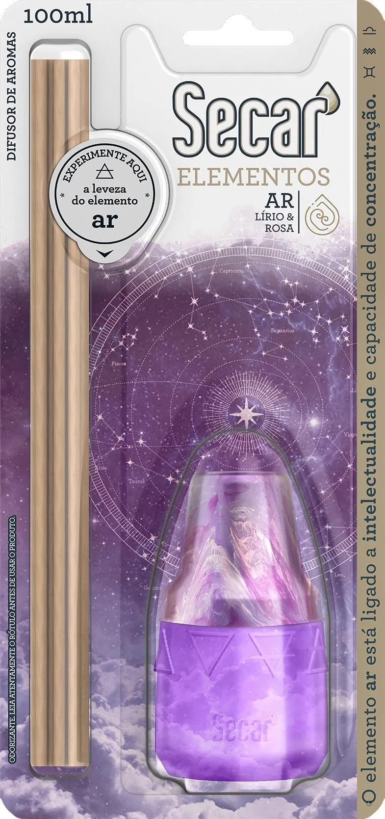 Difusor de Aromas Secar Elementos Ar 100ml