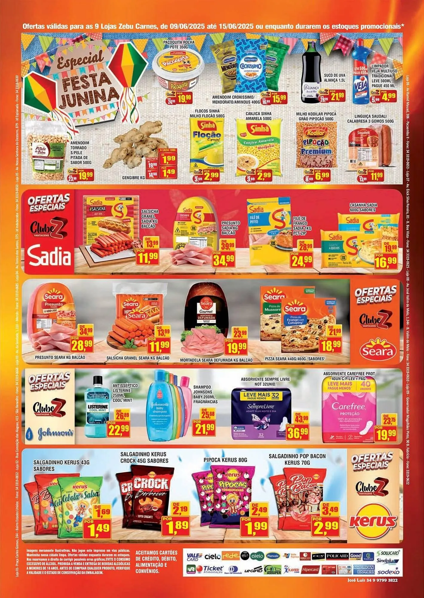 Encarte de Catálogo Zebu Carnes Supermercados 9 de junho até 15 de junho 2025 - Pagina 2