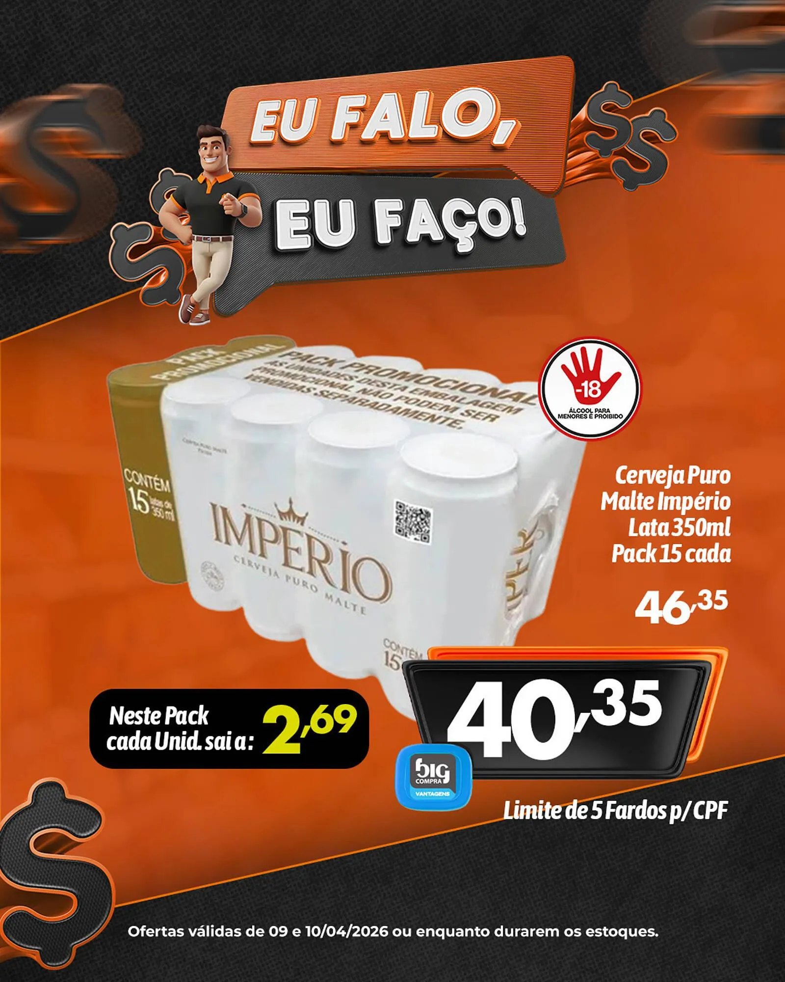 Encarte de Catálogo Supermercados Big Compra 9 de abril até 10 de abril 2026 - Pagina 3