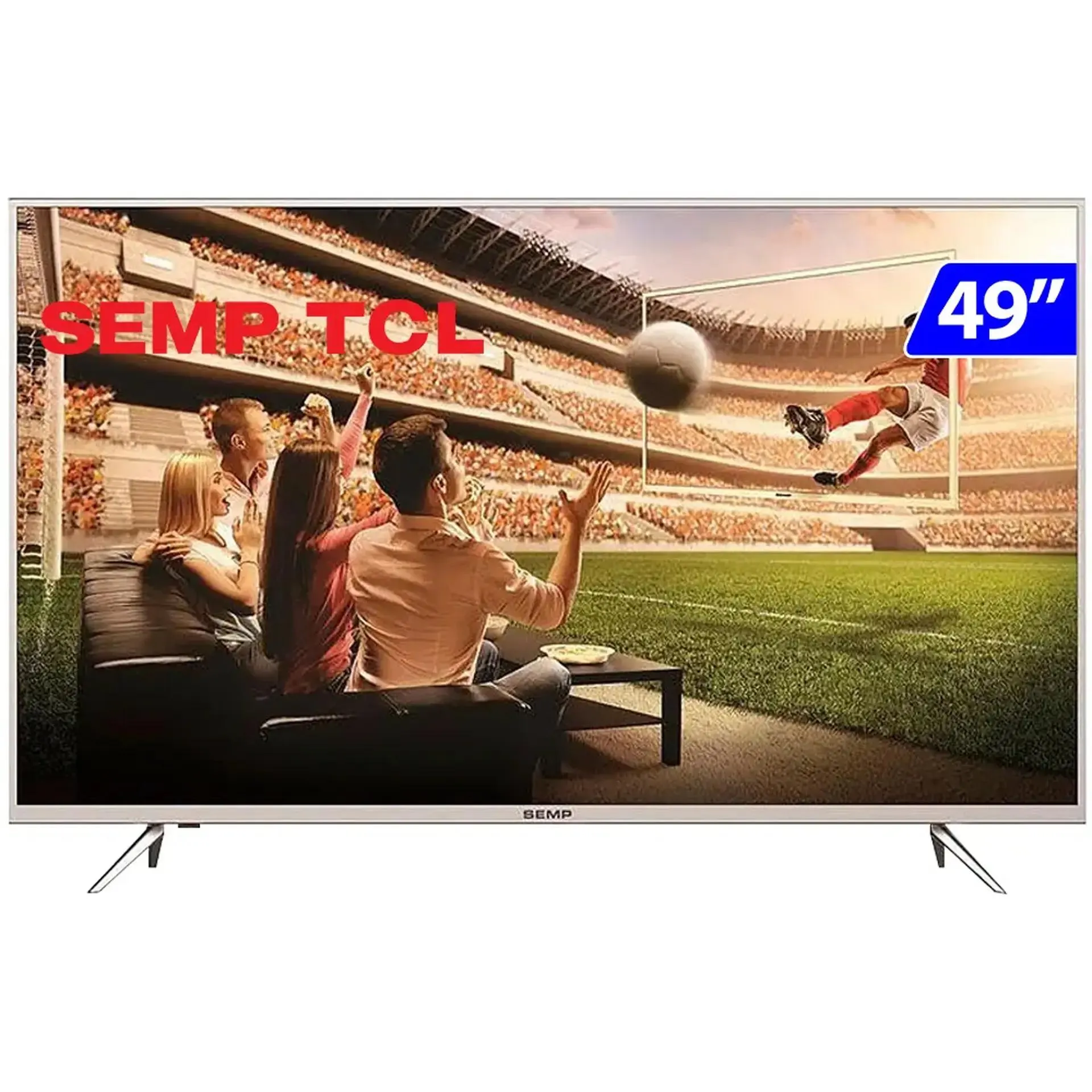 Smart TV Semp LED 49" 4K Wi-Fi Ultra HD HDMI USB 49K1US