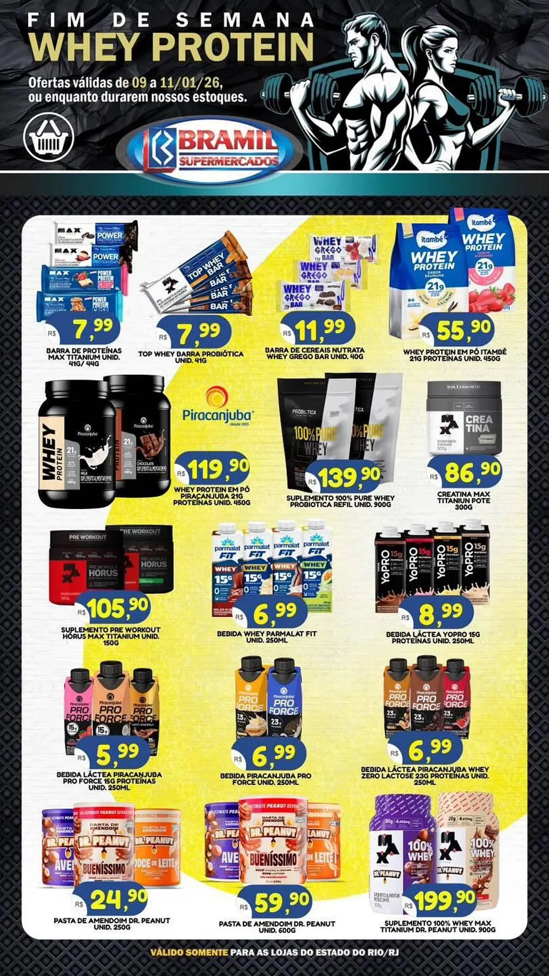 Encarte de Encarte Bramil Supermercados 9 de janeiro até 11 de janeiro 2026 - Pagina 1
