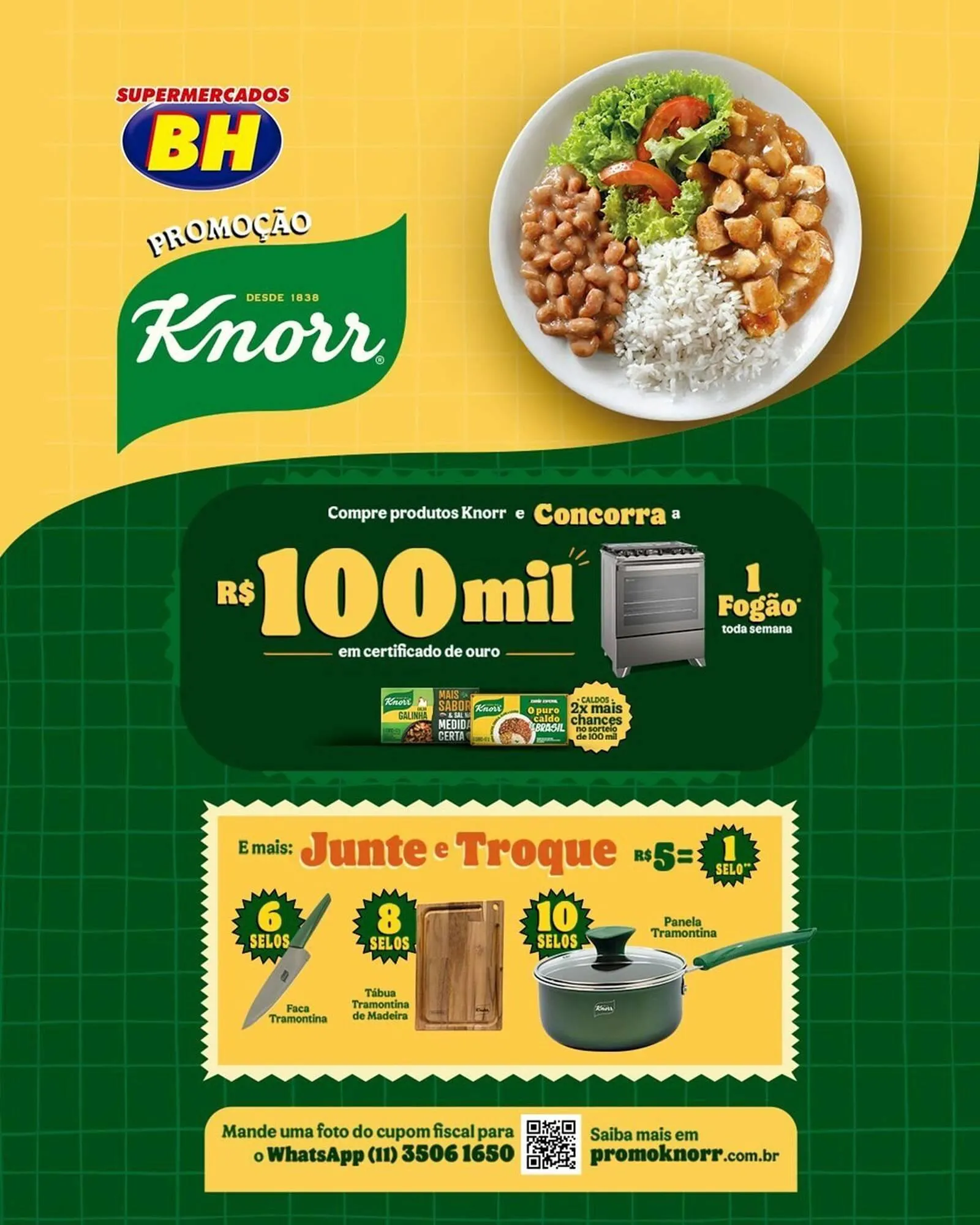 Encarte de Catálogo Supermercados BH 17 de junho até 18 de junho 2025 - Pagina 1