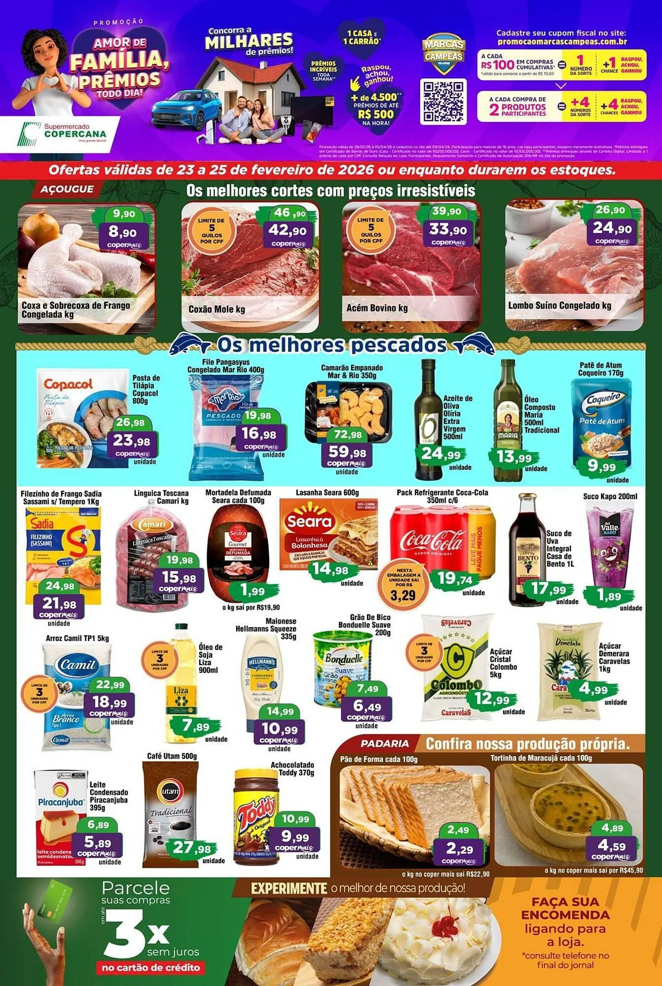 Encarte de Tabloide Copercana 23 de fevereiro até 25 de fevereiro 2026 - Pagina 1