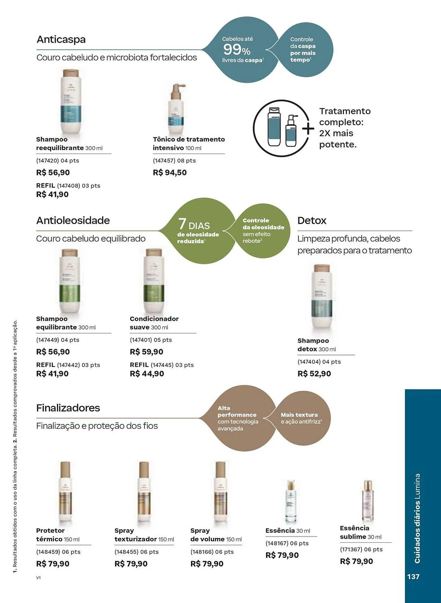 Encarte de Catálogo Natura 1 de janeiro até 31 de janeiro 2026 - Pagina 137