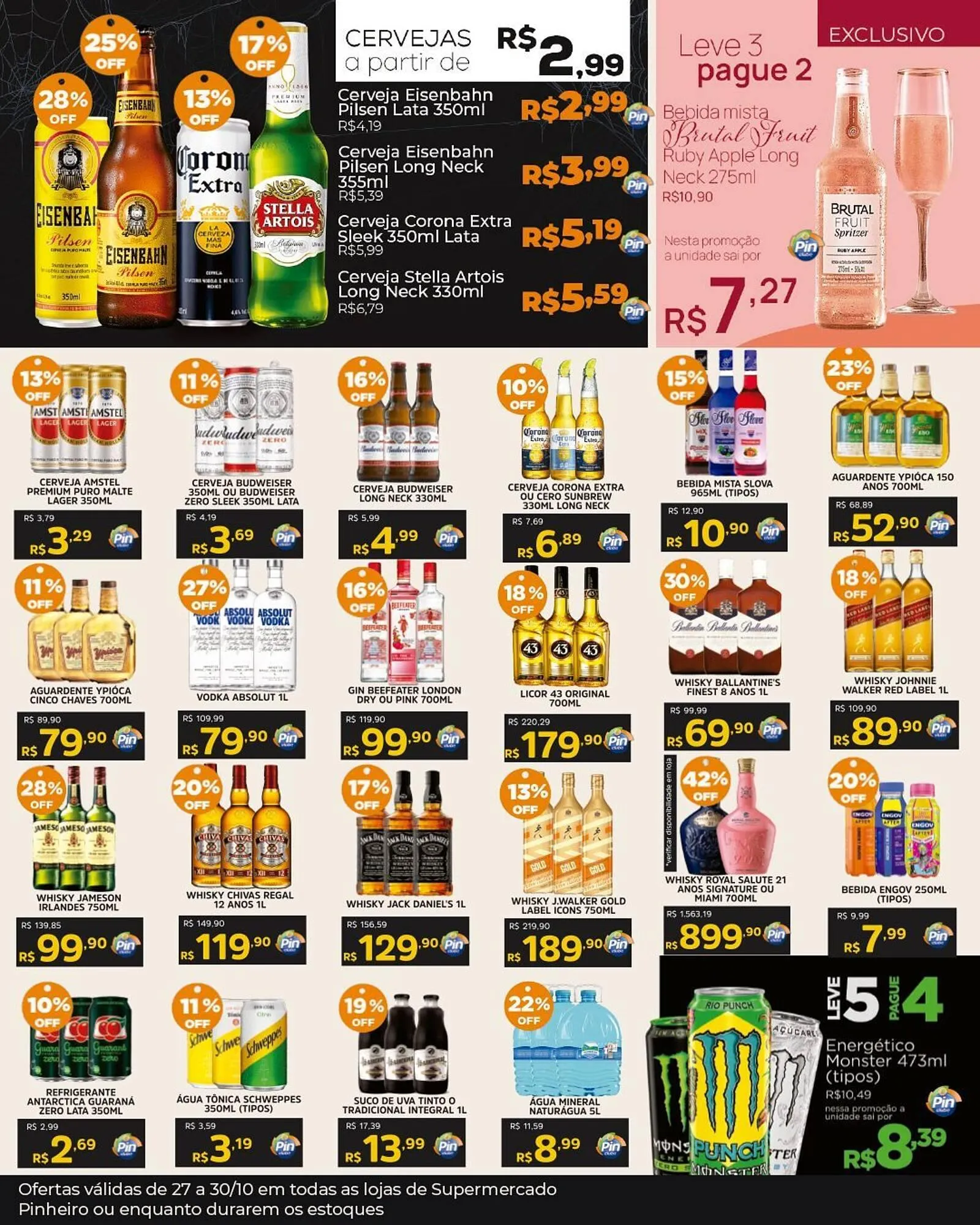 Encarte de Encarte Pinheiro Supermercado 27 de outubro até 30 de outubro 2025 - Pagina 3