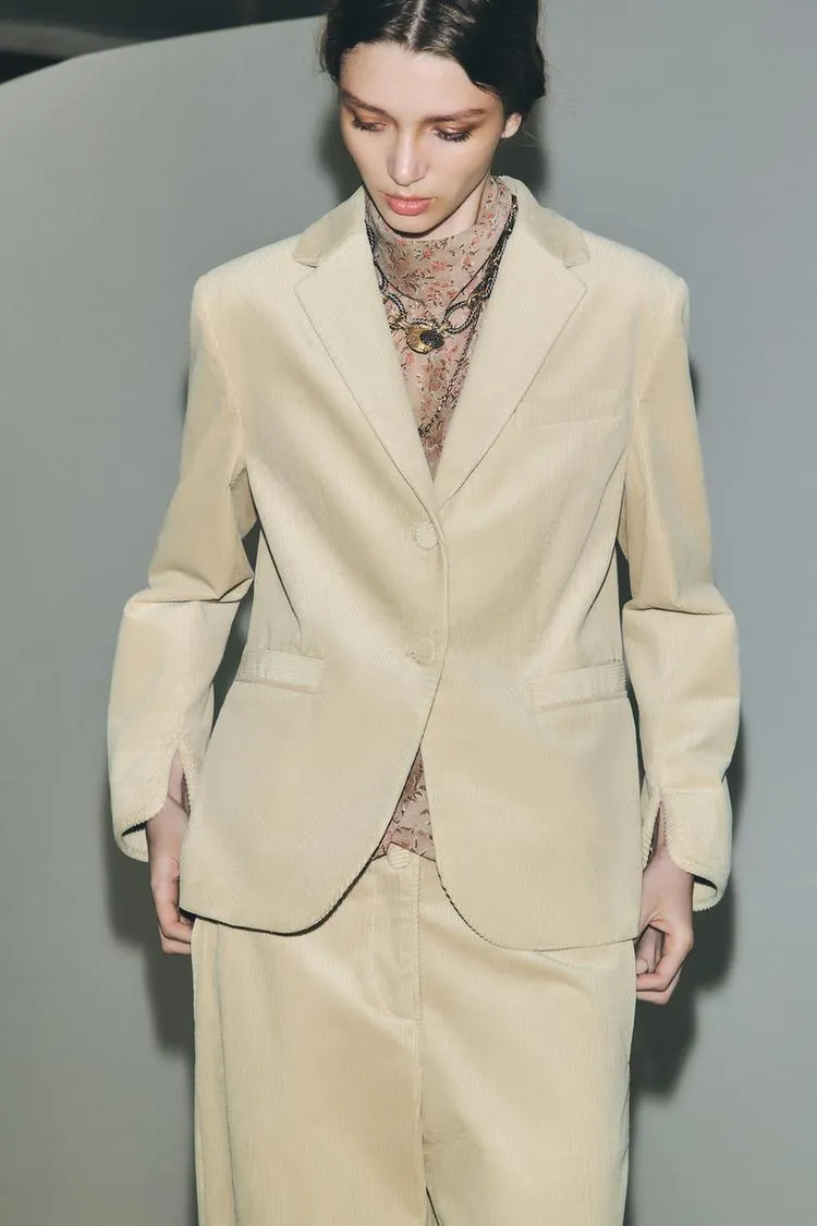 BLAZER CORDUROY COM BOLSOS