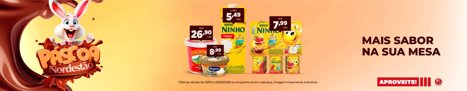 Encarte de Encarte Nordestão 25 de fevereiro até 6 de março 2026 - Pagina 1