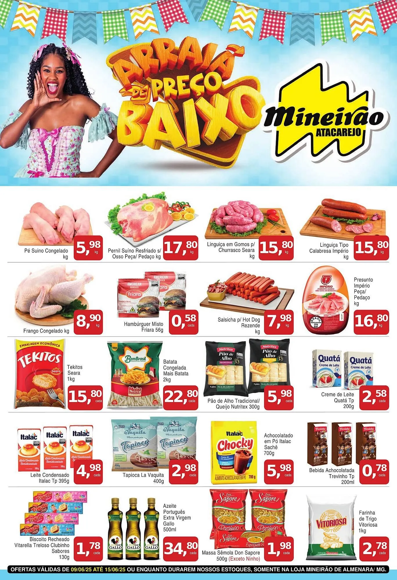Encarte de Catálogo Mineirão Atacarejo 9 de junho até 16 de junho 2025 - Pagina 1