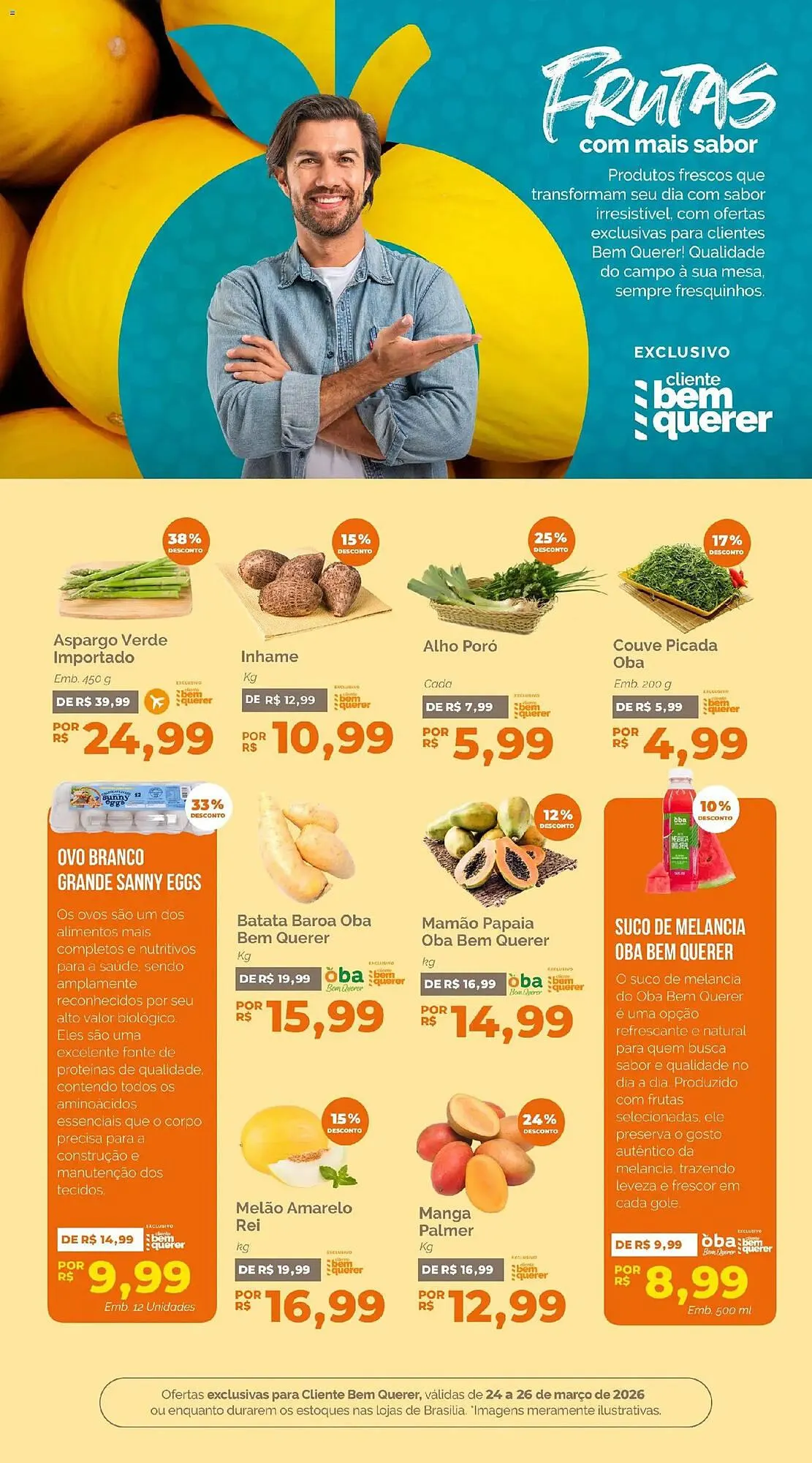 Encarte de Folheto Oba Hortifruti 24 de março até 26 de março 2026 - Pagina 4