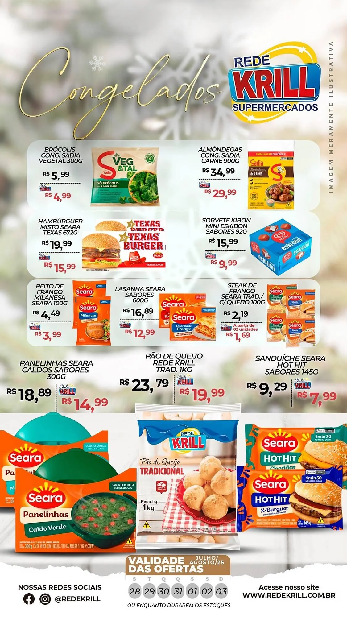 Encarte de Catálogo Rede Krill 28 de julho até 3 de agosto 2025 - Pagina 3