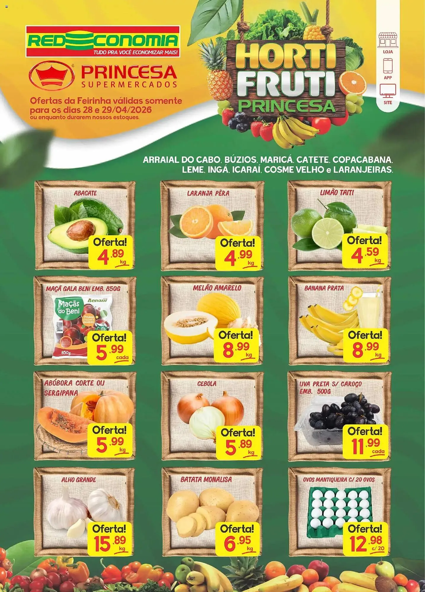 Encarte de Encarte Supermercados Princesa 28 de abril até 29 de abril 2026 - Pagina 1