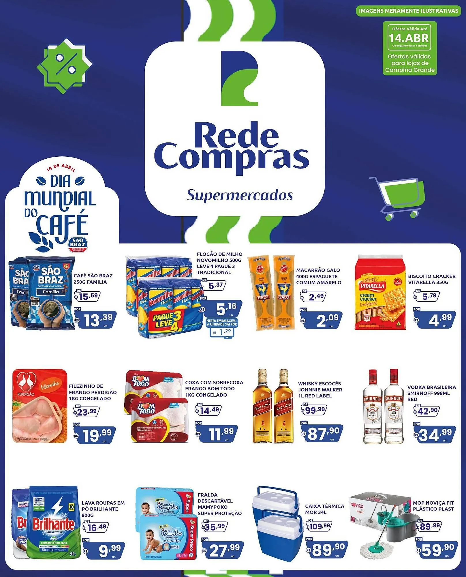 Encarte de Encarte Rede Compras 11 de abril até 14 de abril 2026 - Pagina 1