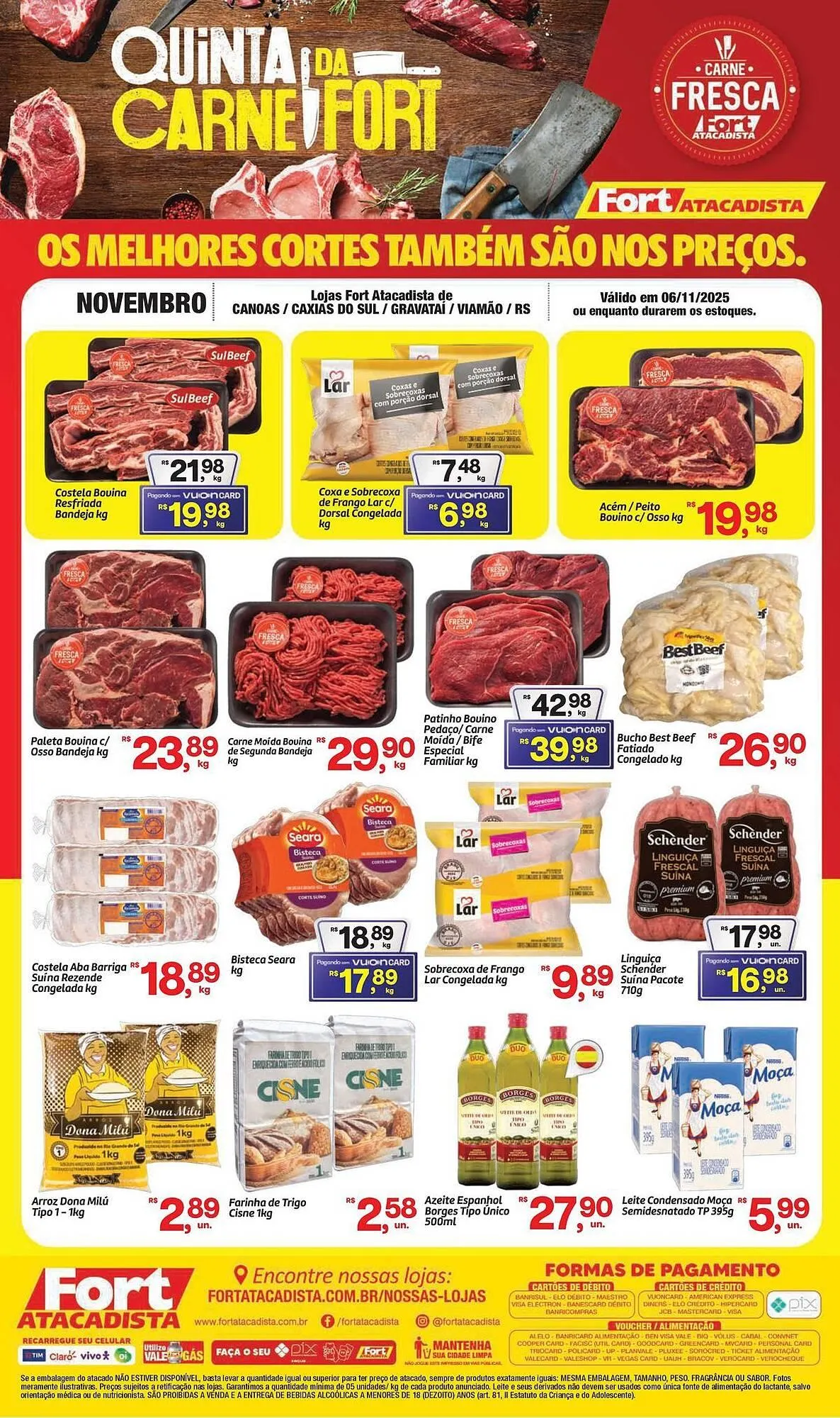 Encarte de Tabloide Fort Atacadista 6 de novembro até 6 de novembro 2025 - Pagina 1
