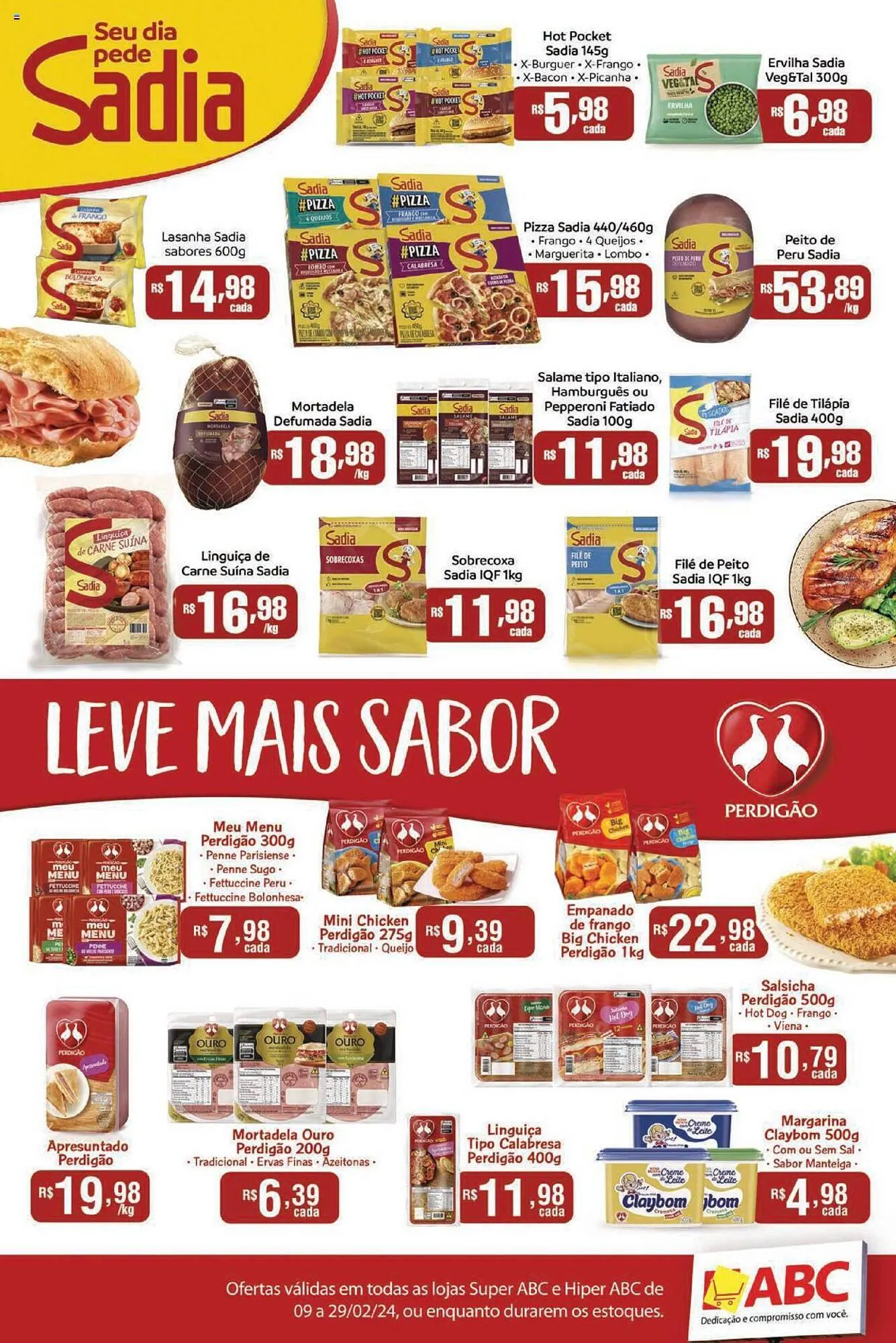 Encarte de Catálogo Supermercados ABC 9 de fevereiro até 29 de fevereiro 2024 - Pagina 1