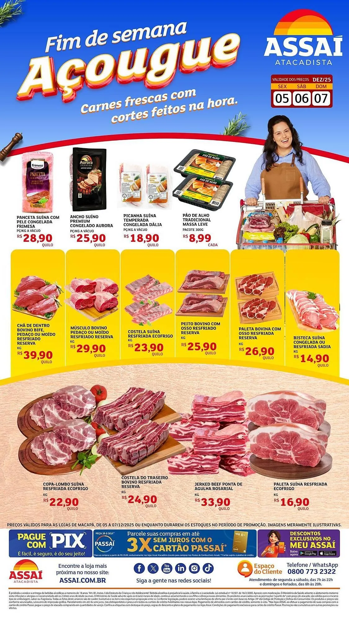 Encarte de Encarte Assaí Atacadista 7 de dezembro até 7 de dezembro 2025 - Pagina 1