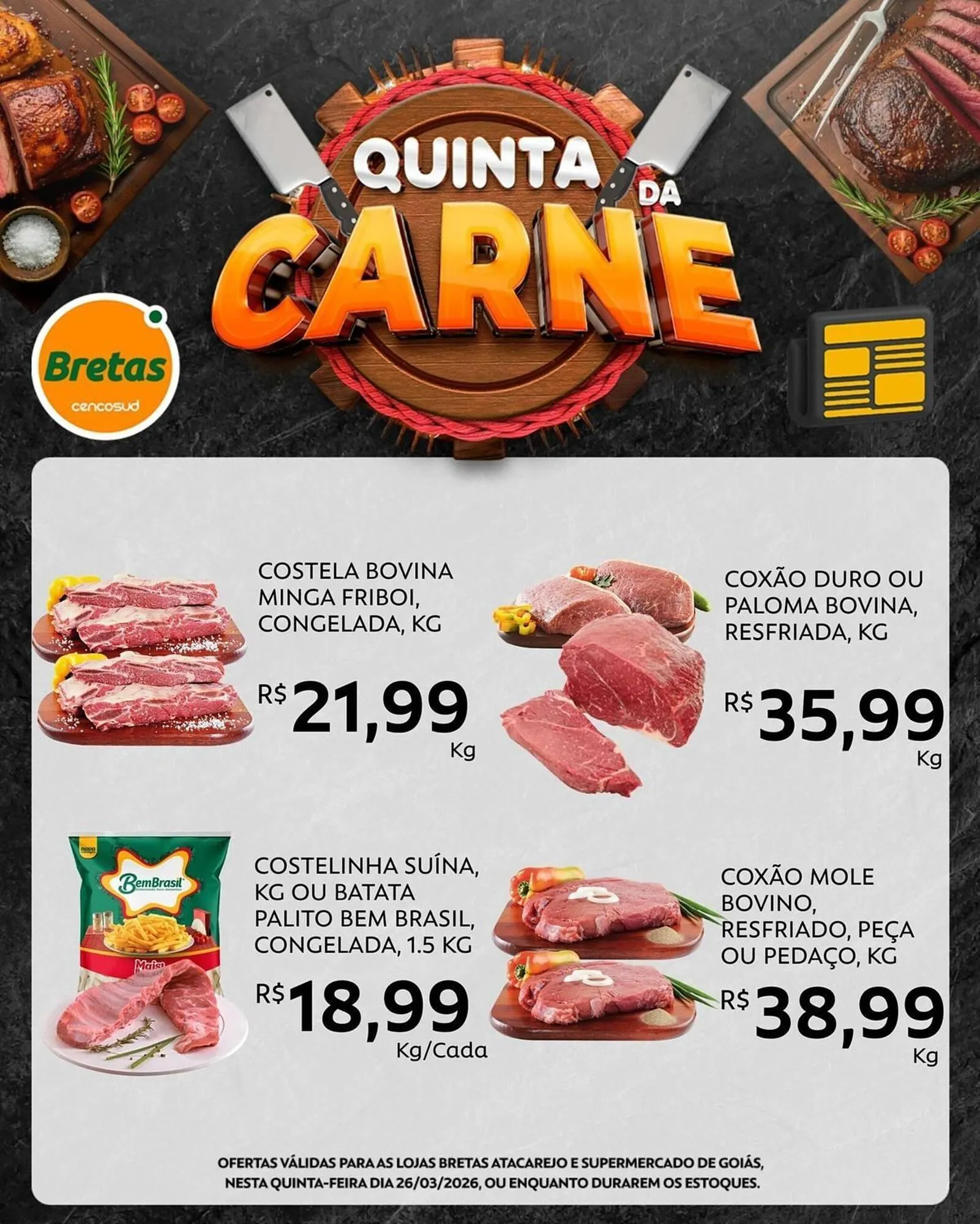 Encarte de Catálogo Supermercados Bretas 26 de março até 26 de março 2026 - Pagina 2