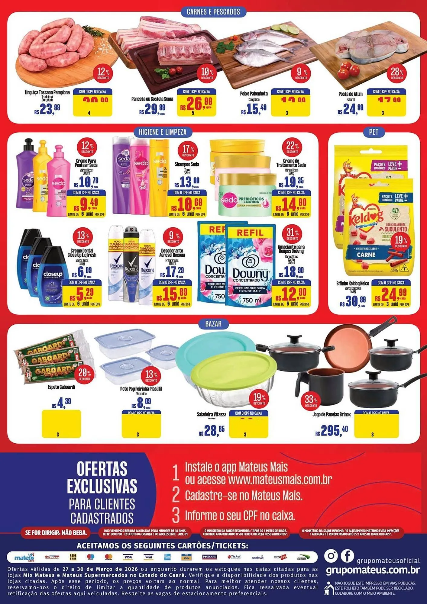 Encarte de Catálogo Supermercados Mateus 27 de março até 30 de março 2026 - Pagina 2
