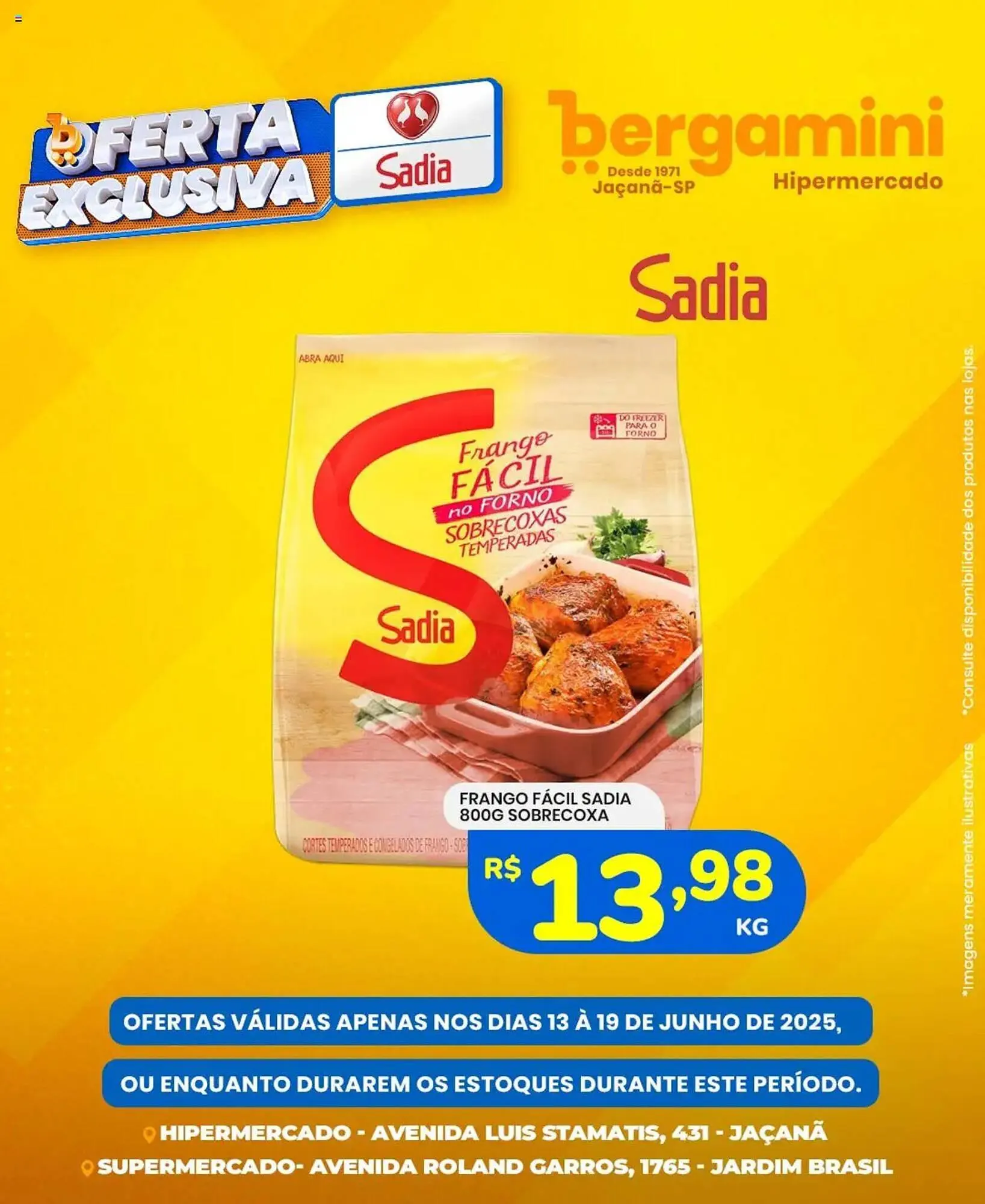 Encarte de Catálogo Supermercado Bergamini 13 de junho até 19 de junho 2025 - Pagina 1