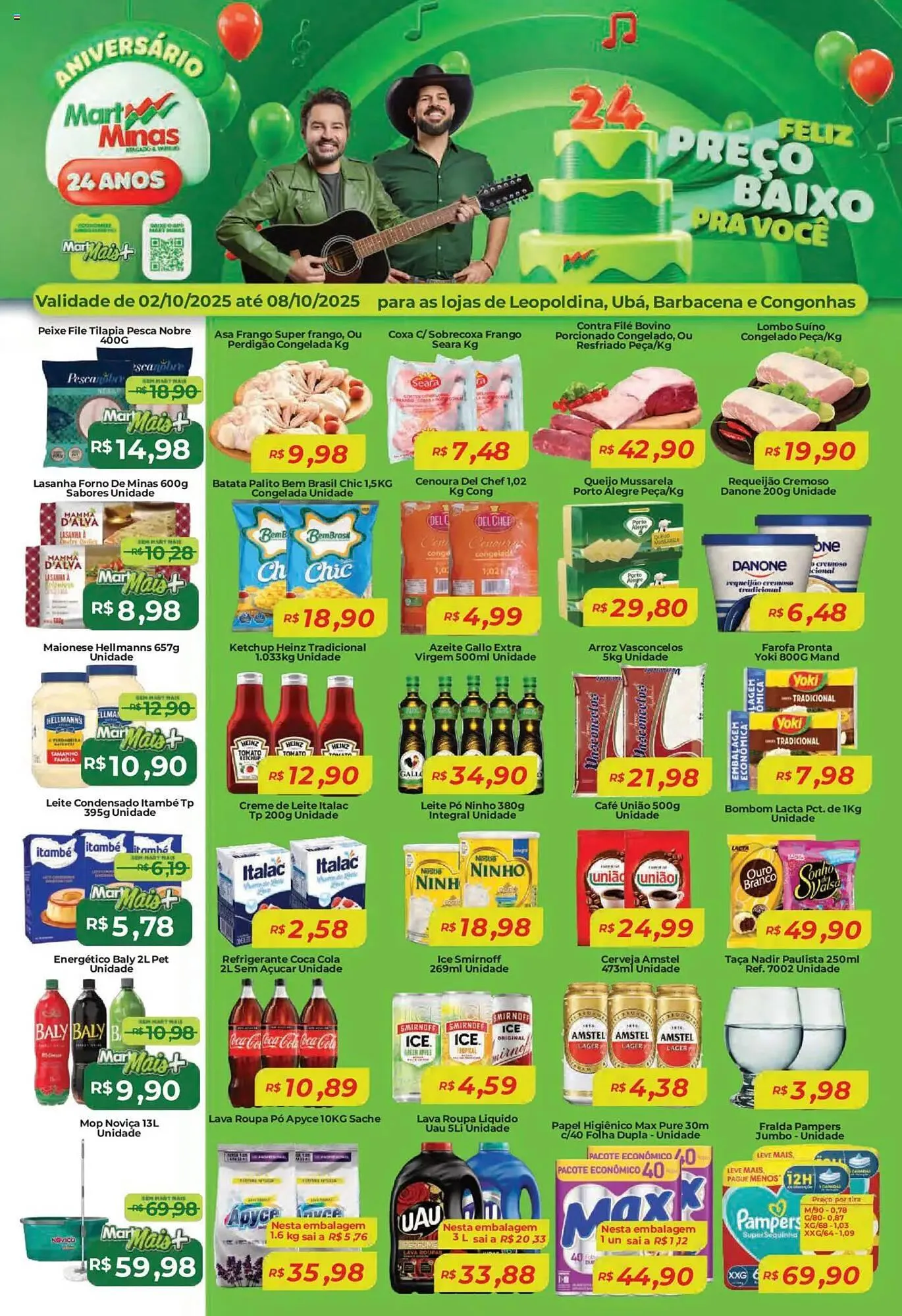 Encarte de Folheto Mart Minas 2 de outubro até 9 de outubro 2025 - Pagina 1