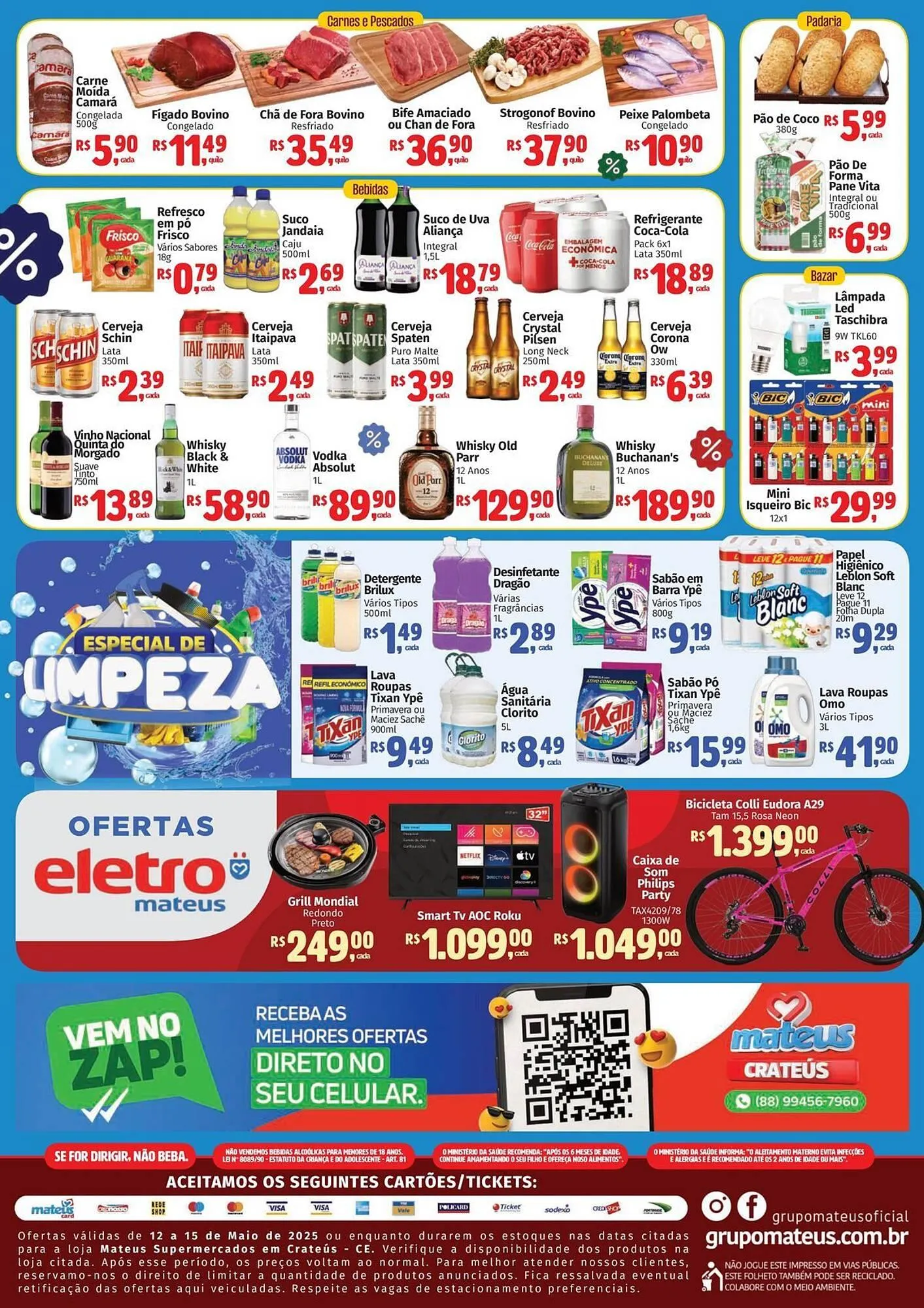Encarte de Catálogo Supermercados Mateus 12 de maio até 15 de maio 2025 - Pagina 2