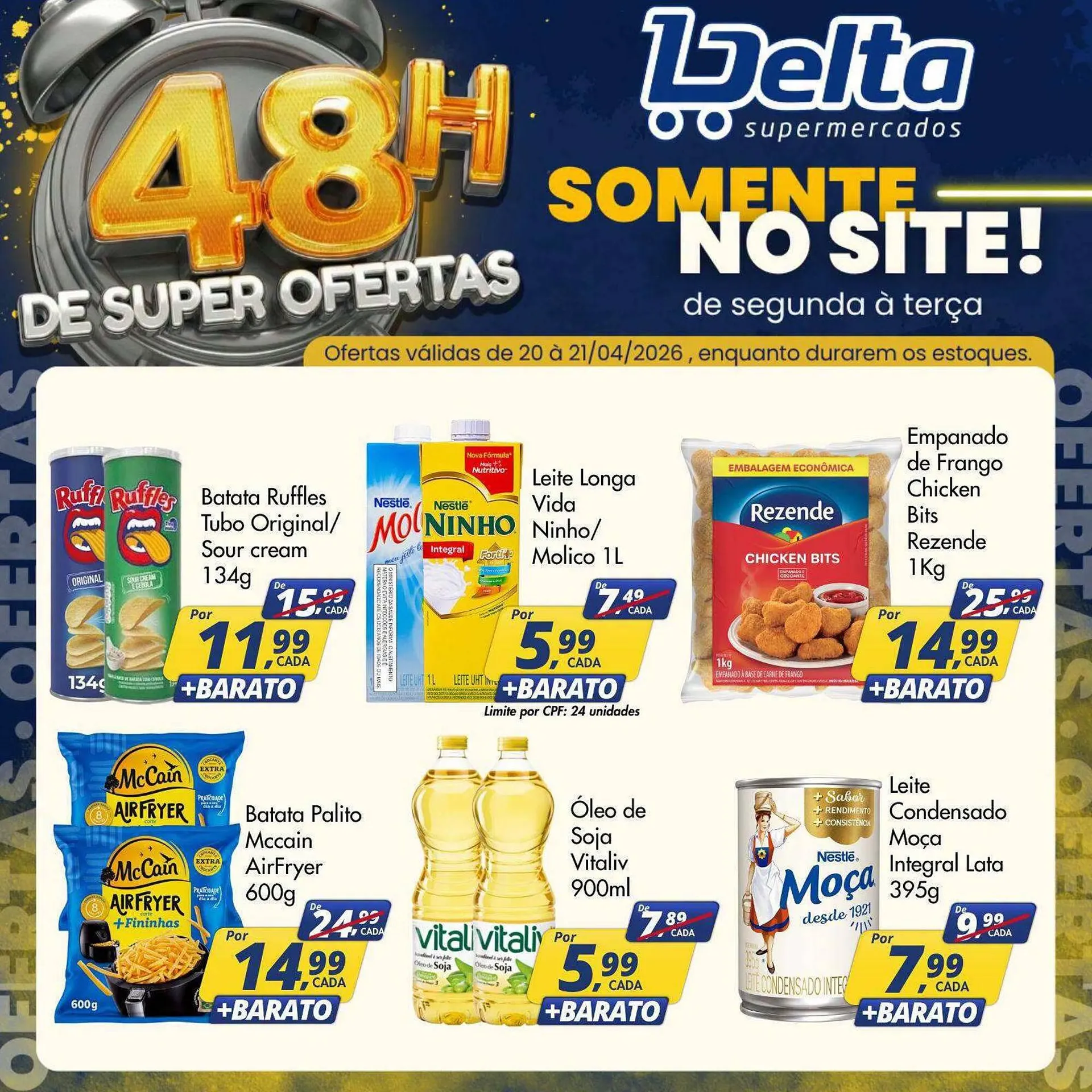 Encarte de Catálogo Delta Supermercados 20 de abril até 21 de abril 2026 - Pagina 1