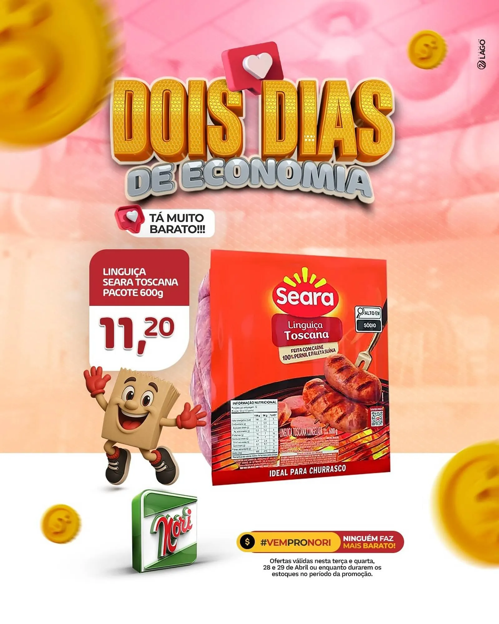 Encarte de Catálogo Supermercados Nori 28 de abril até 29 de abril 2026 - Pagina 2