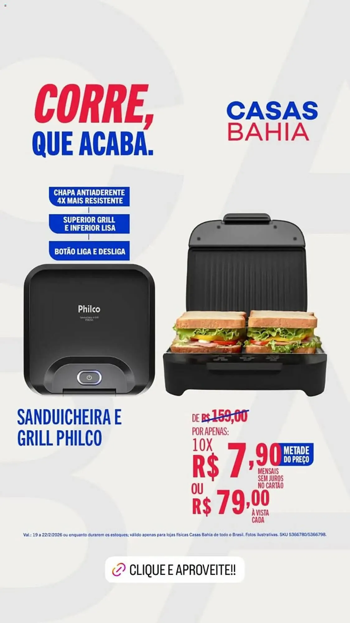 Encarte de Catálogo Casas Bahia 19 de fevereiro até 23 de fevereiro 2026 - Pagina 3