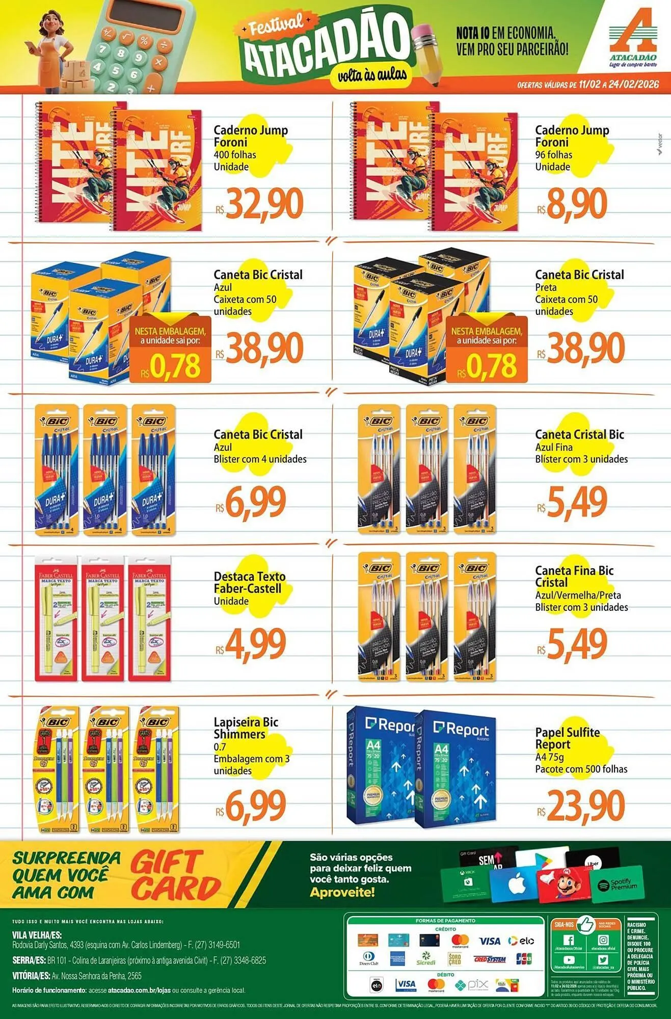 Encarte de Folheto Atacadão 12 de fevereiro até 24 de fevereiro 2026 - Pagina 2