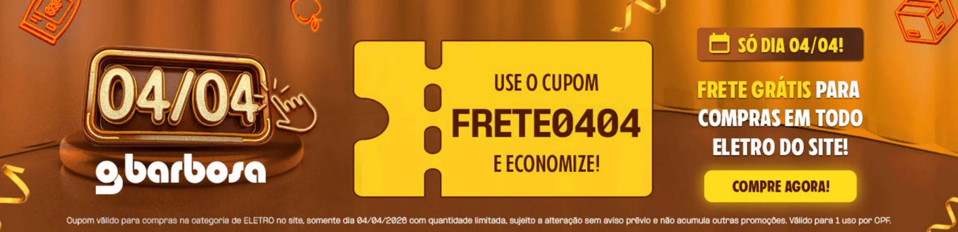 Encarte de Encarte GBarbosa 4 de abril até 4 de abril 2026 - Pagina 1