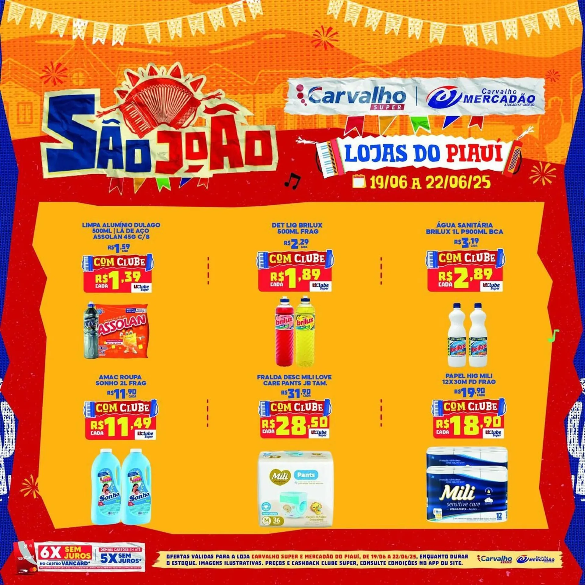 Encarte de Catálogo Carvalho Supermercado 19 de junho até 22 de junho 2025 - Pagina 6