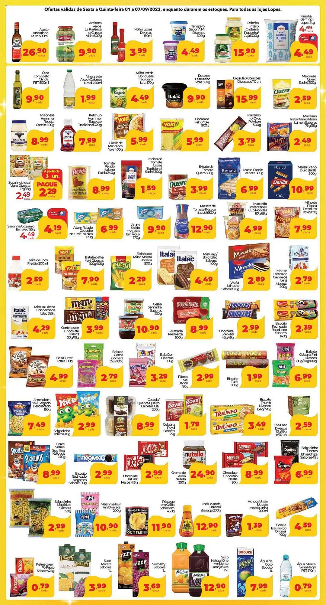 Encarte de Catálogo Lopes Supermercados 6 de setembro até 7 de setembro 2023 - Pagina 2