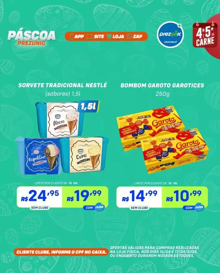 Encarte de Encarte Prezunic 16 de abril até 17 de abril 2025 - Pagina 5