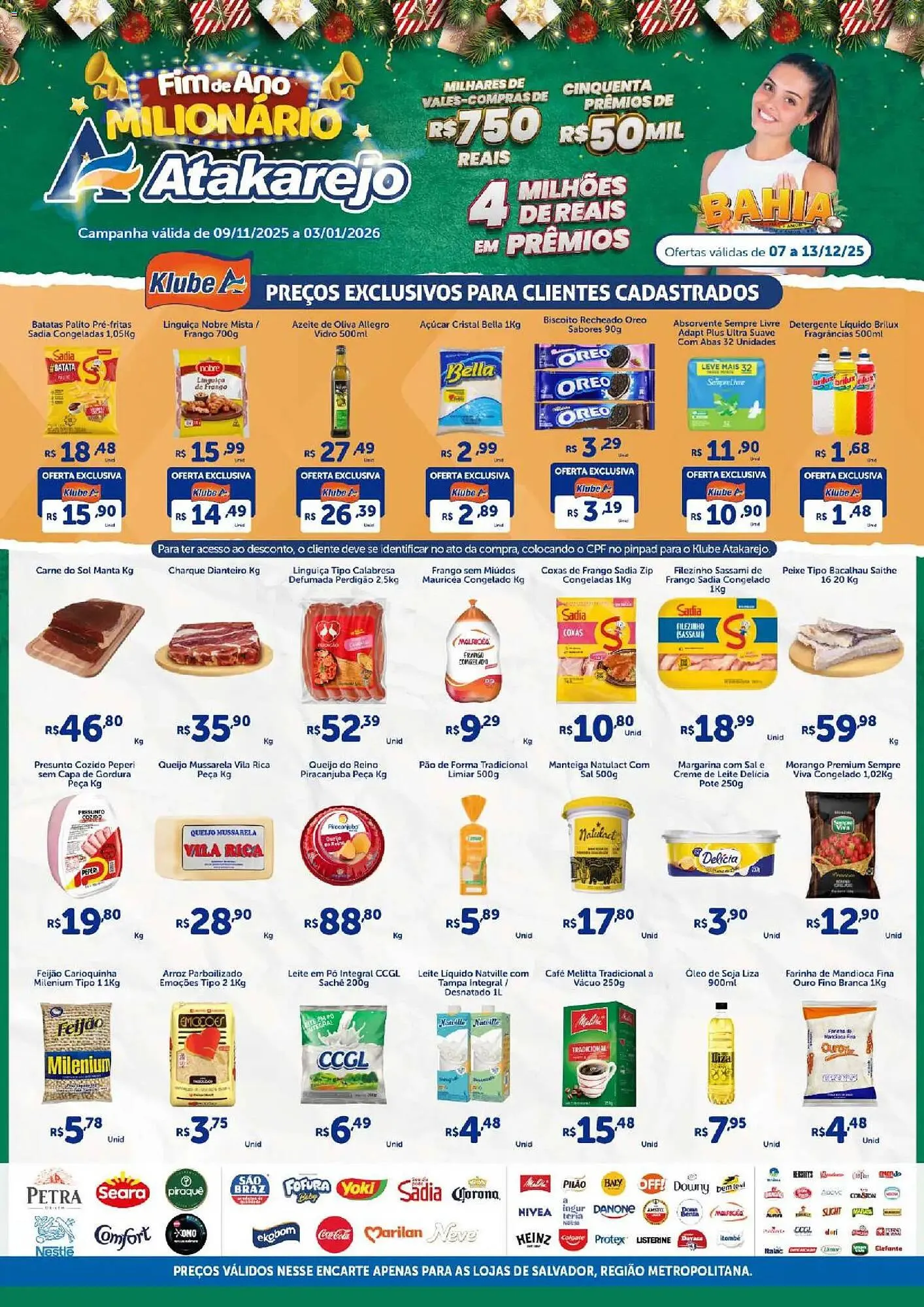 Encarte de Encarte Atakarejo 7 de dezembro até 13 de dezembro 2025 - Pagina 1