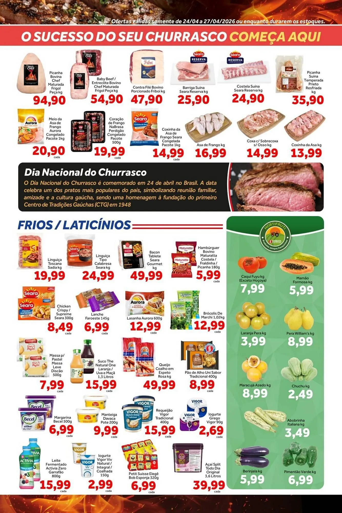 Encarte de Folheto Shibata Supermercados 24 de abril até 27 de abril 2026 - Pagina 2