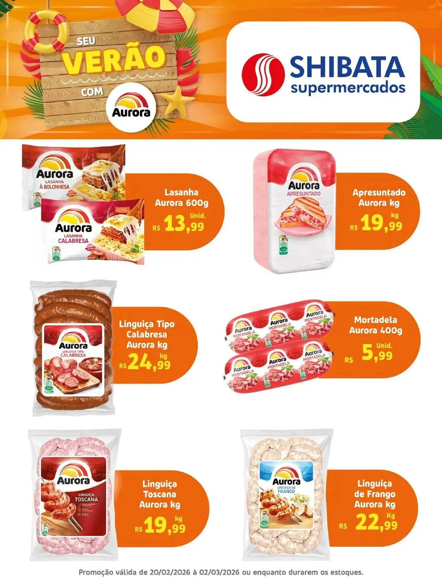 Encarte de Folheto Shibata Supermercados 20 de fevereiro até 2 de março 2026 - Pagina 1