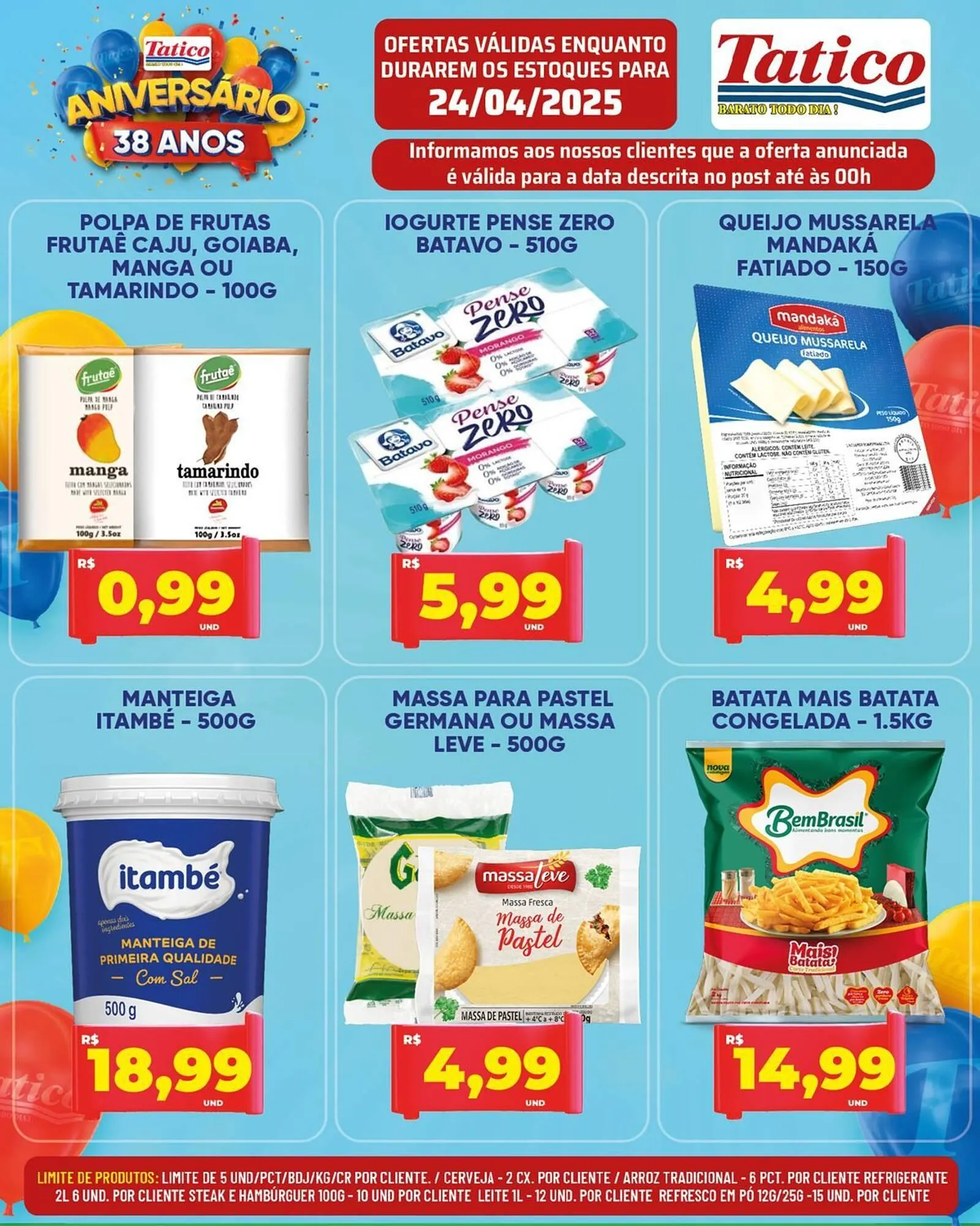 Encarte de Catálogo Tatico 24 de abril até 28 de abril 2025 - Pagina 14