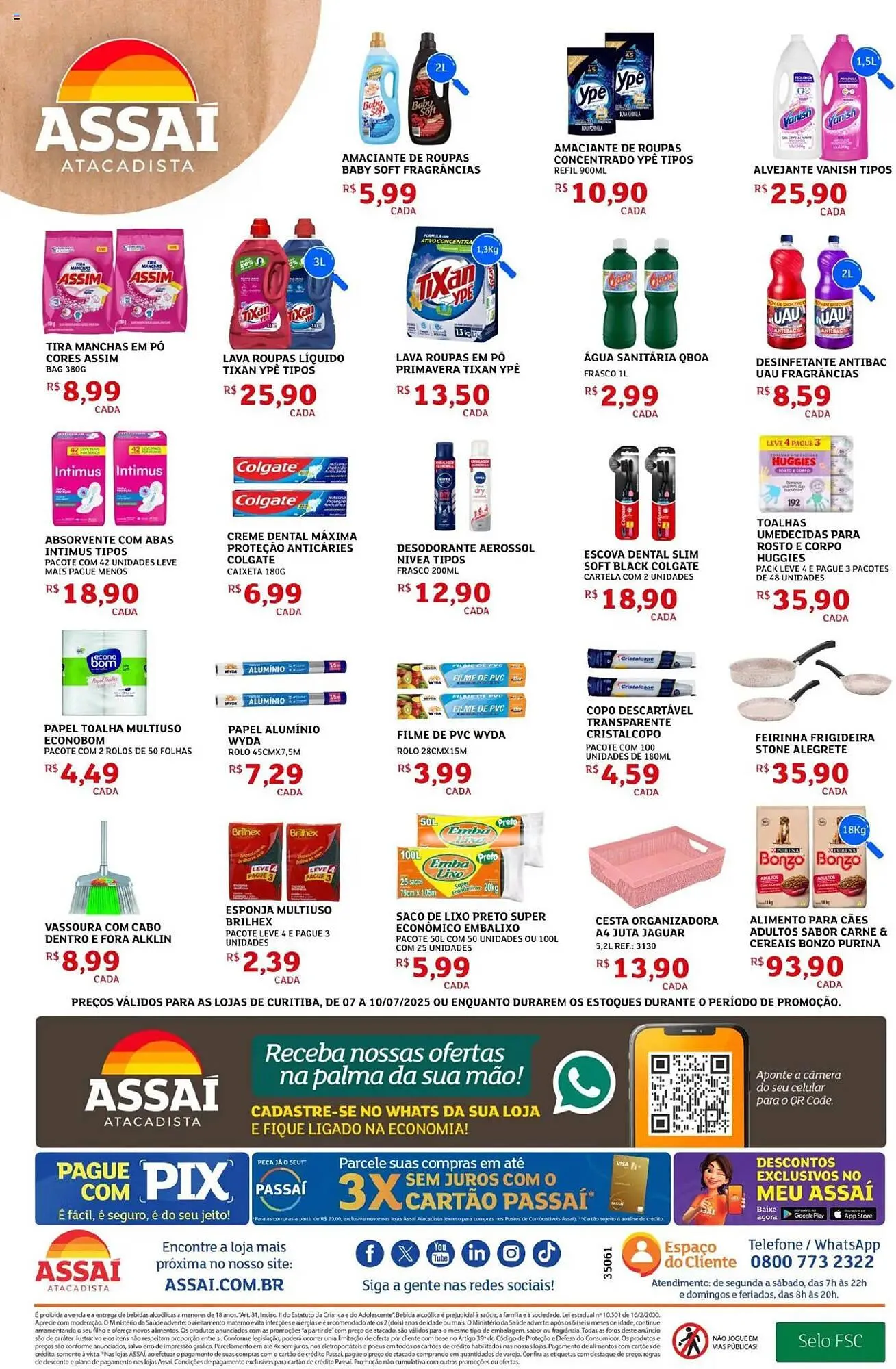 Encarte de Catálogo Assaí Atacadista 7 de julho até 10 de julho 2025 - Pagina 4