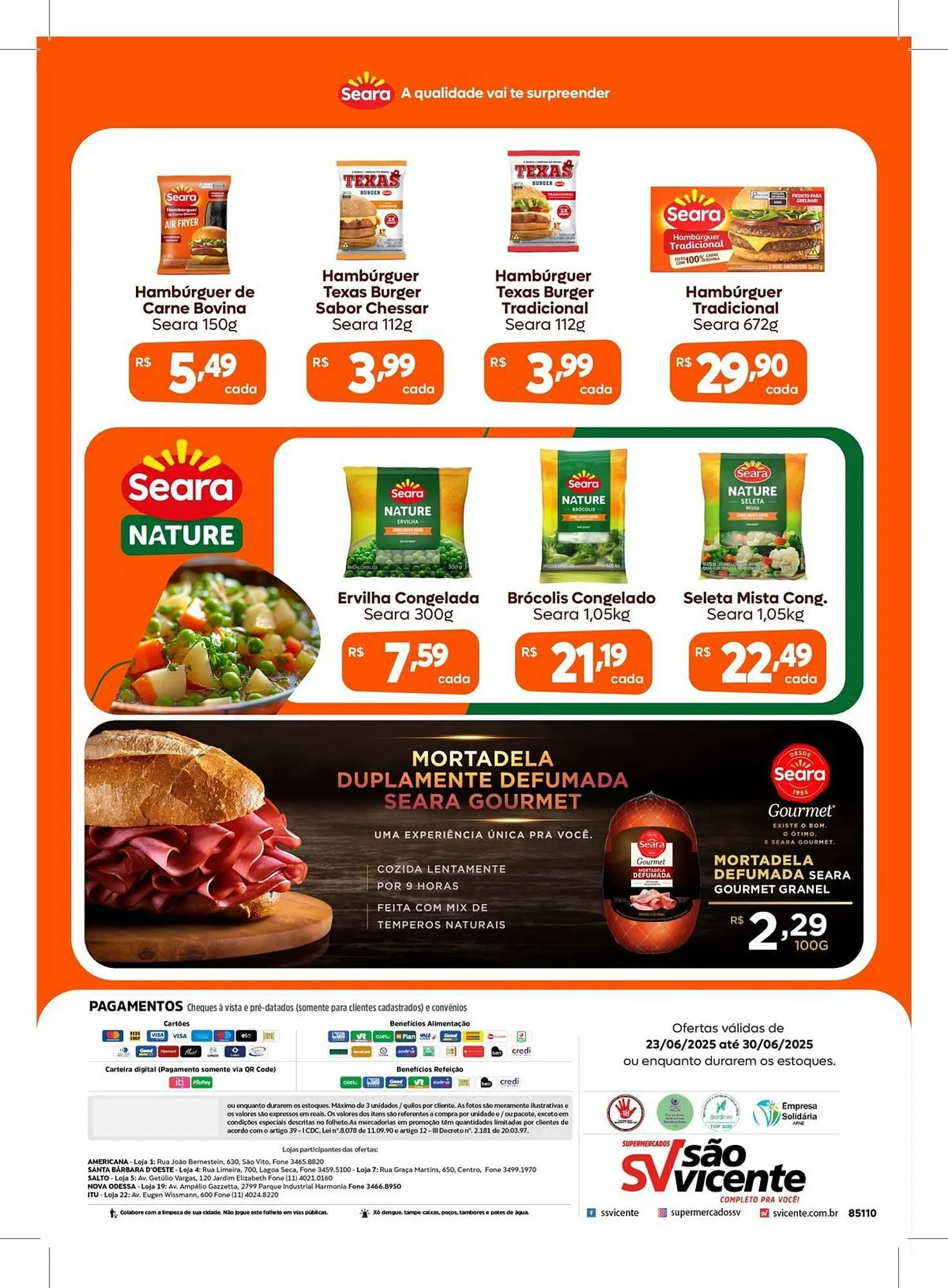 Encarte de Catálogo Supermercados São Vicente 23 de junho até 30 de junho 2025 - Pagina 2