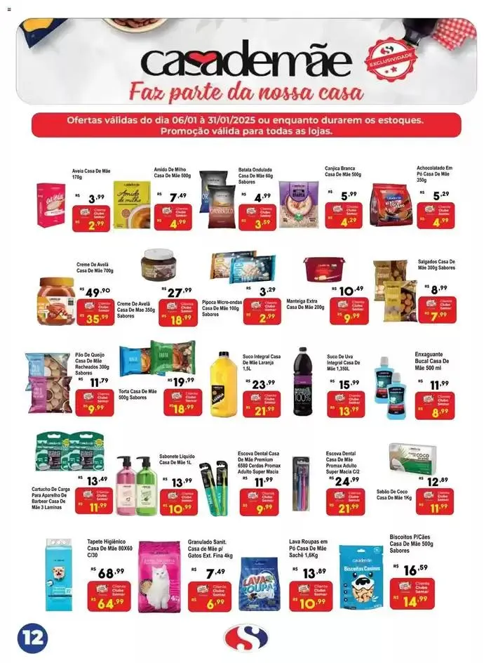 Encarte de Encarte Semar Supermercado 7 de janeiro até 31 de janeiro 2025 - Pagina 3