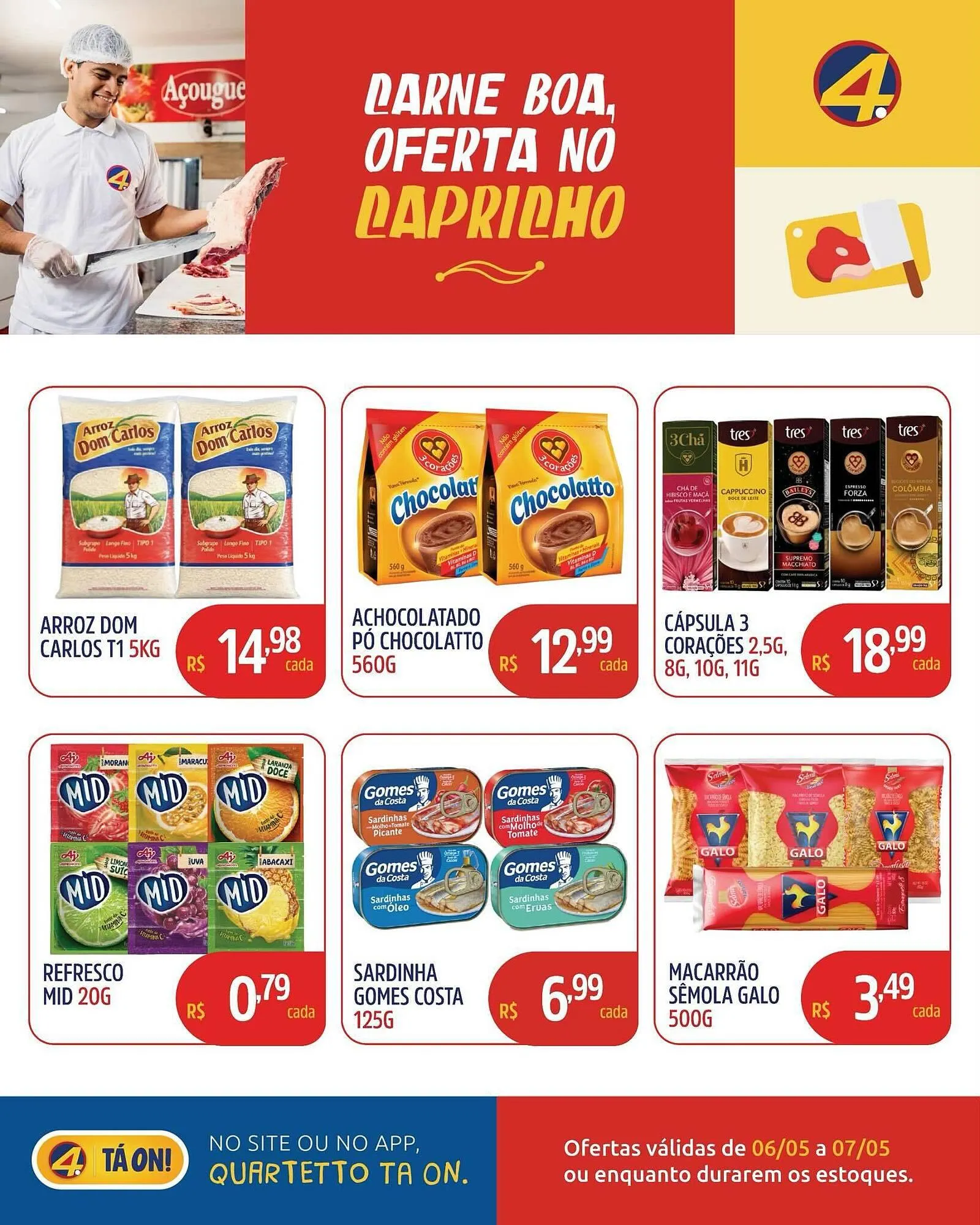 Encarte de Catálogo Quartetto Supermercados 6 de maio até 7 de maio 2026 - Pagina 3
